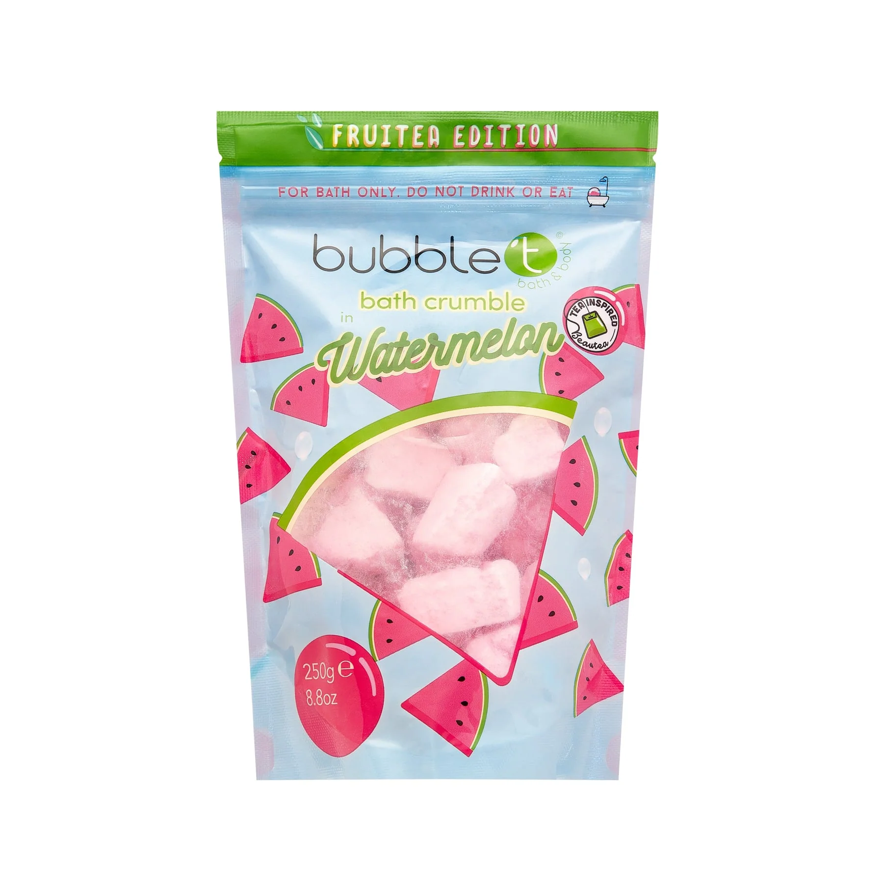 Bubble T Watermelon Bath Crumble 250g