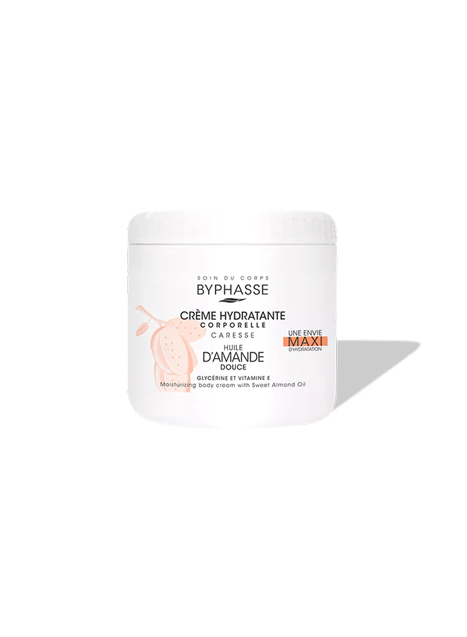 Byphasse Moisturizing Body Cream With Almond Extract 500ml