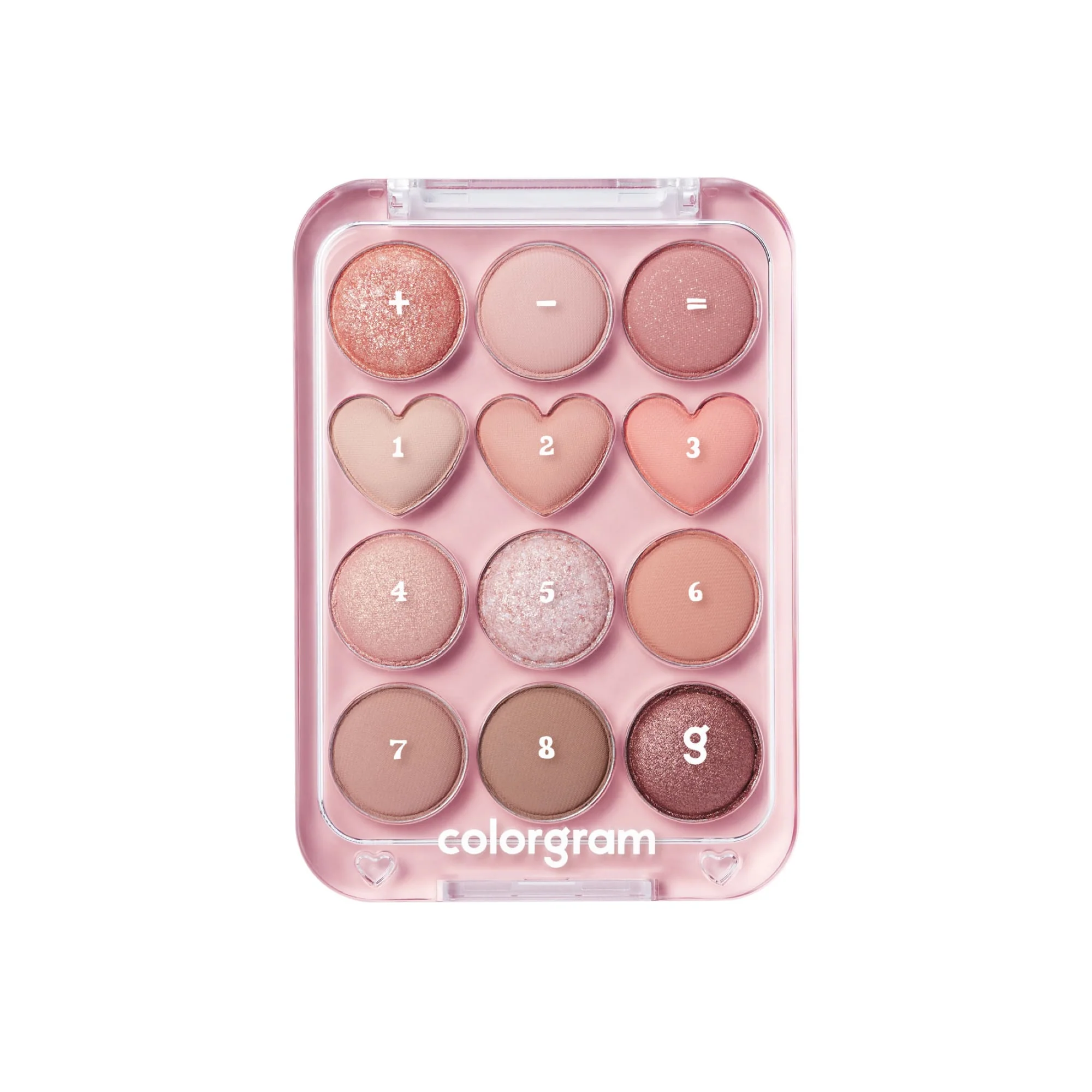 Colorgram Pin Point Eyeshadow Palette - 12 shades