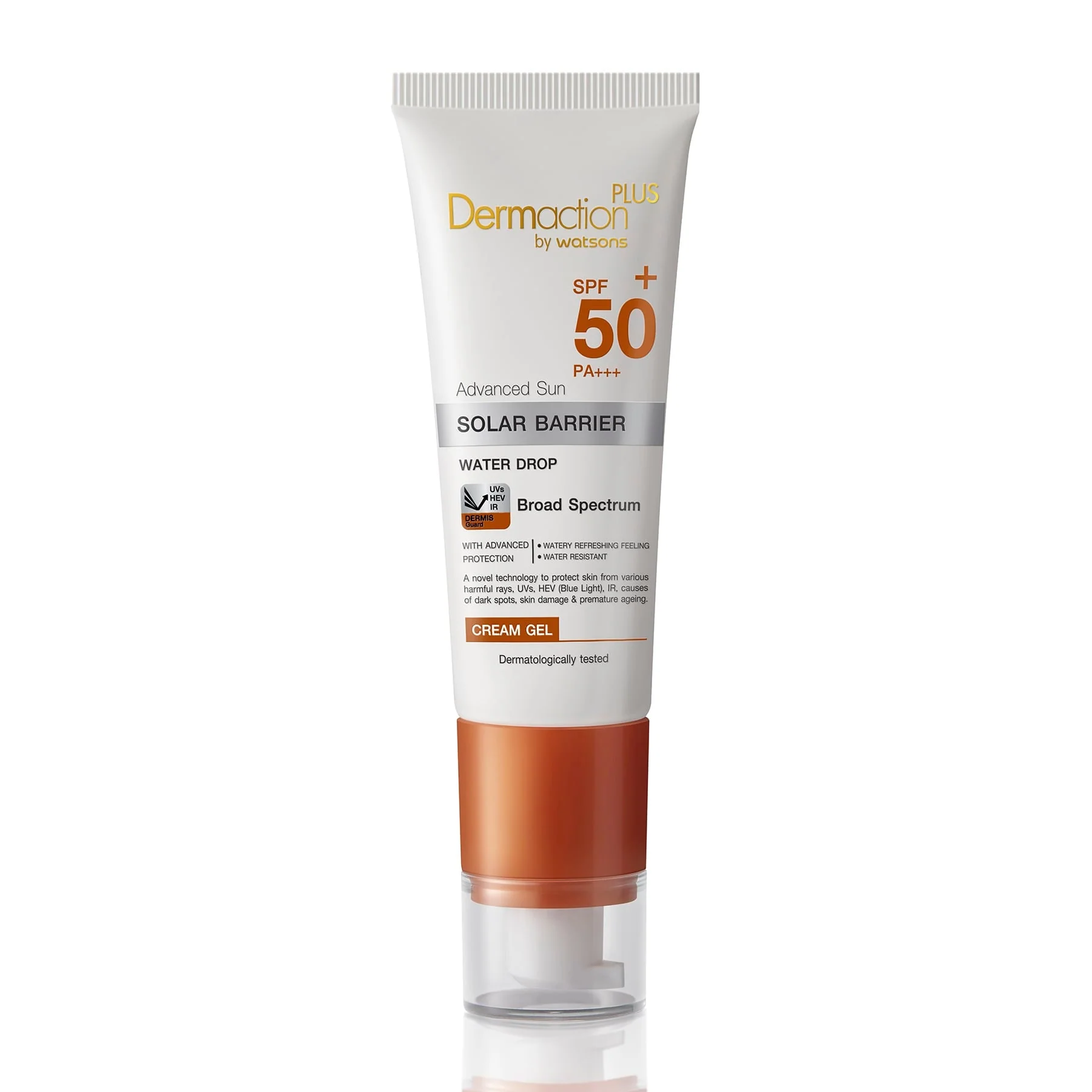 Dermaction Plus by Watsons Solar Barrier Water Drop Sun Cream Gel SPF50+ 40ml