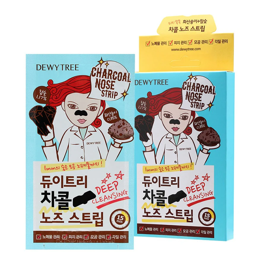 Dewytree Charcoal Nose Strips 10pcs
