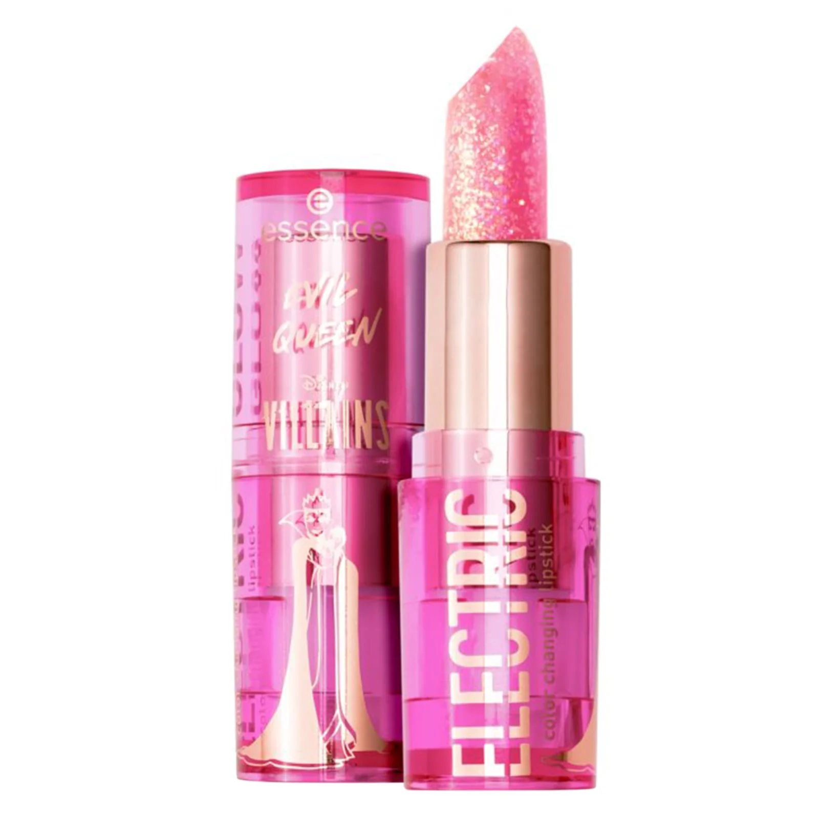 Essence Disney Villains Evil Queen Electric Glow Lipstick 01 Pink 3.2g