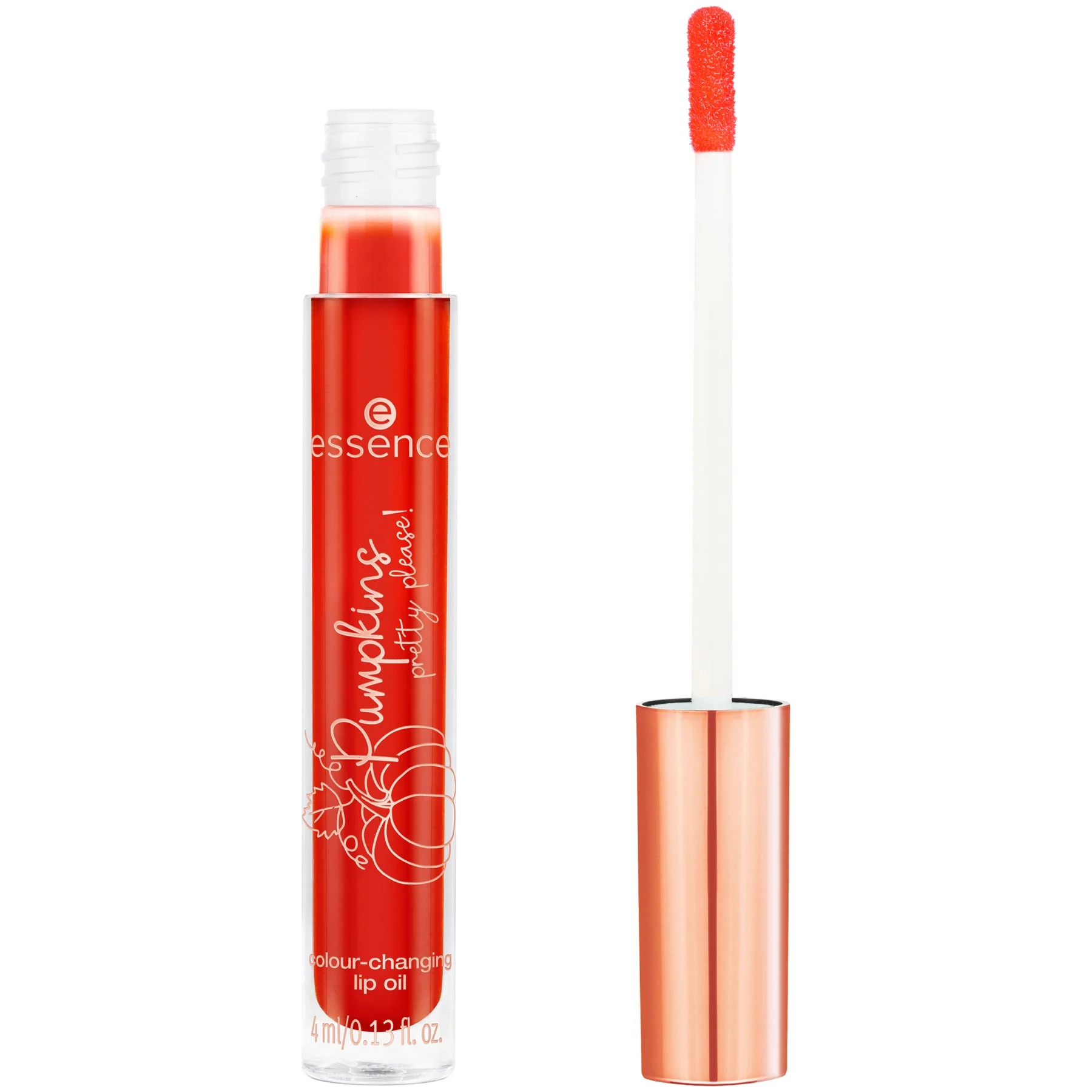 Essence Pumpkins Pretty Please Colour Changing Lip Oil 01 Pumpkin Kisses 4ml