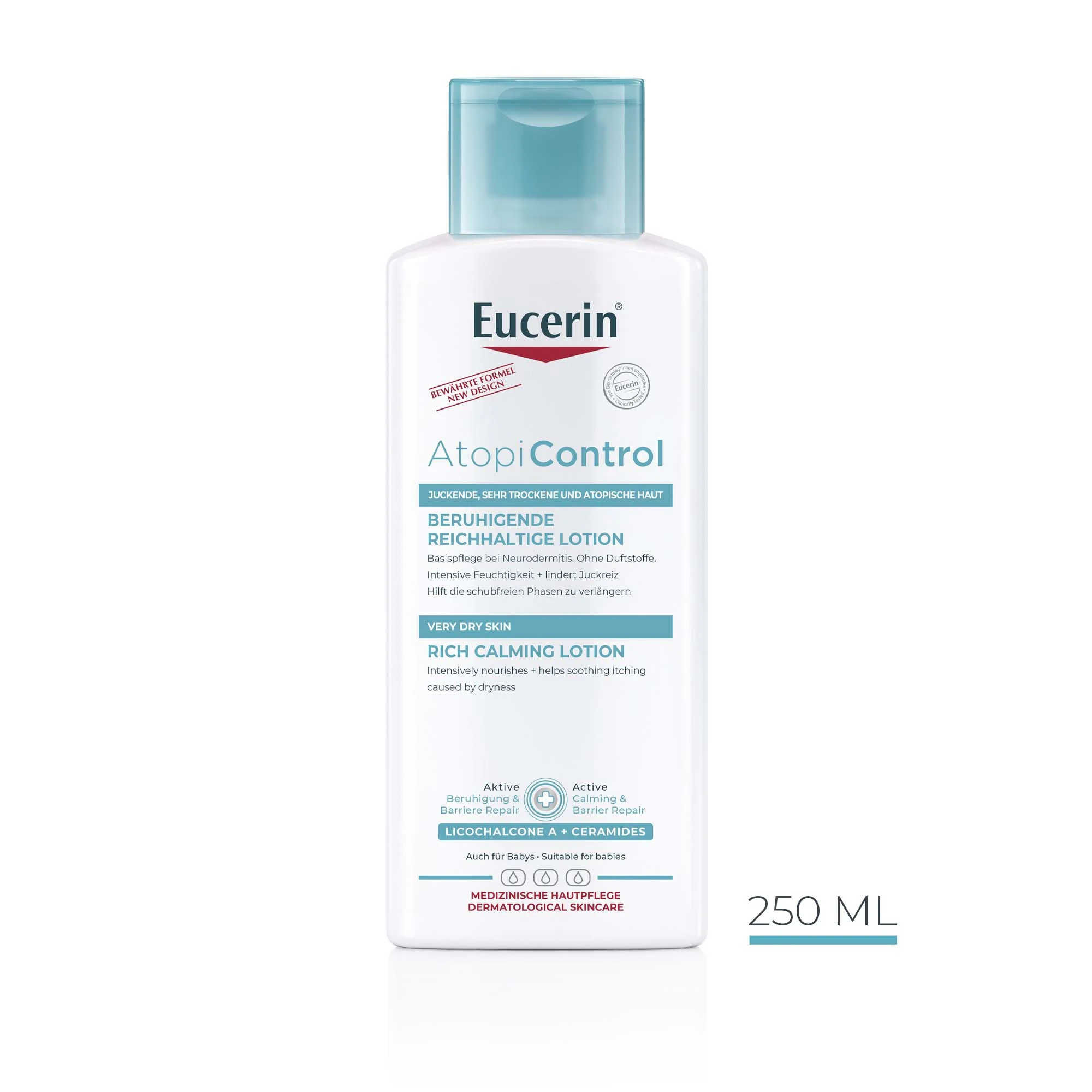 Eucerin Atopicontrol Rich Calming Lotion With Natural Omega Oils, 250ml - Image 7
