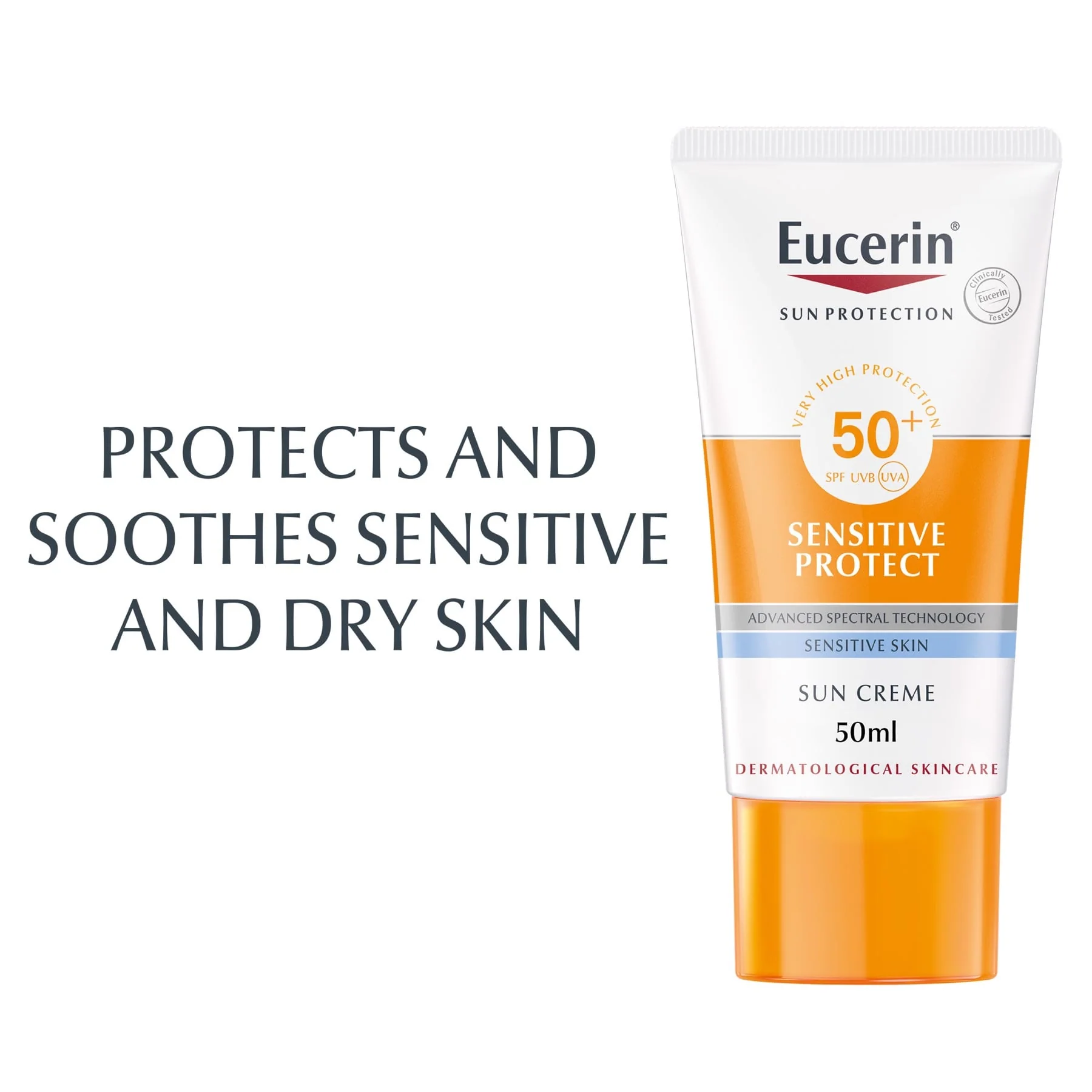 Eucerin Sun Sensitive Protect Facial Sunscreen SPF 50+ 50ml - Image 9