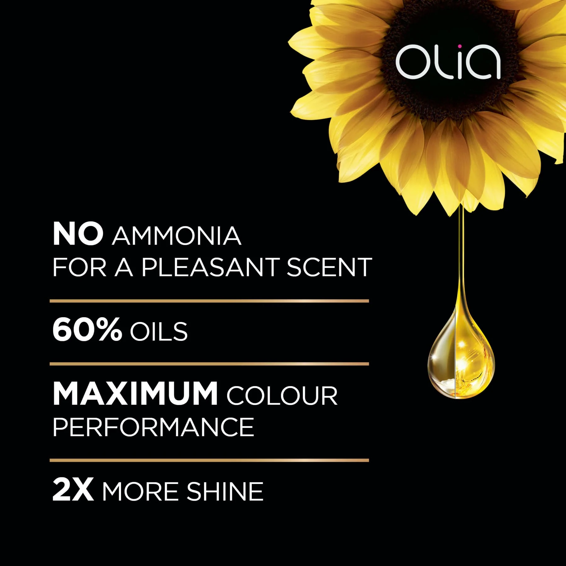 Garnier Olia Ammonia‑free Hair Color 7.0 Dark Blond - Image 3