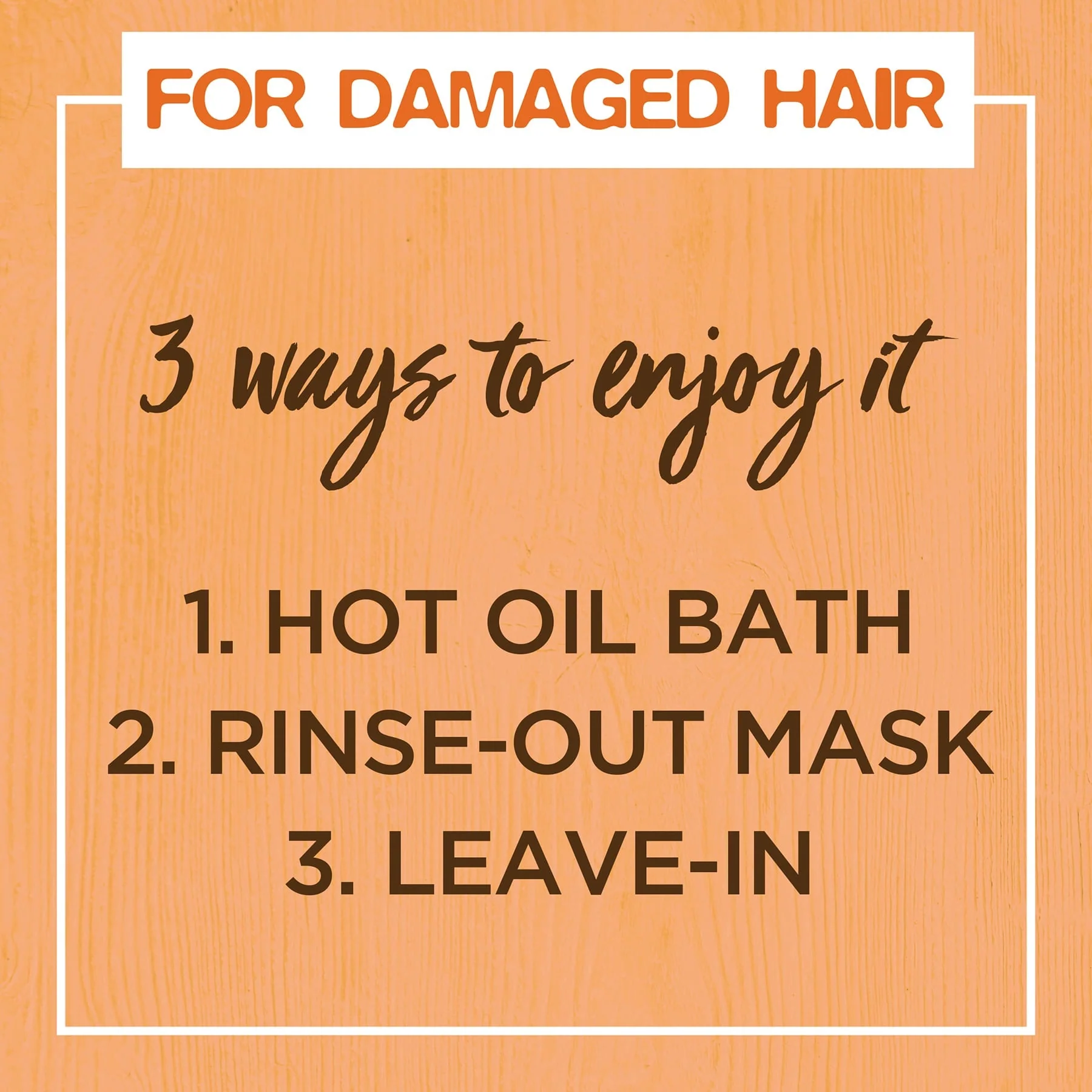 Garnier Ultra Doux Repairing Hair Food Mask & Leave-In Conditioner Damaged Hair Papaya 390ml - Image 2