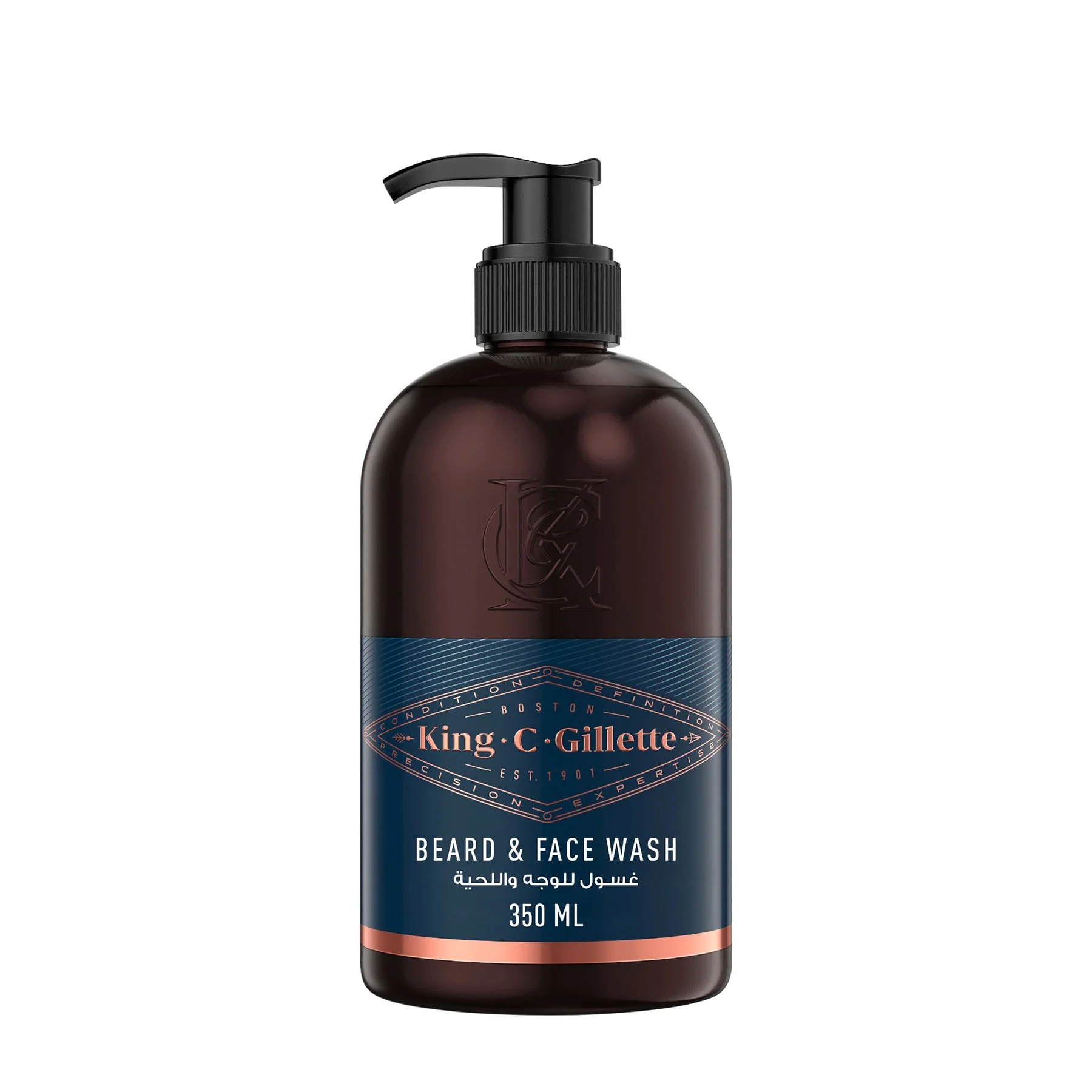 Gillette King C. Gillette Beard & Face Wash 350 ml