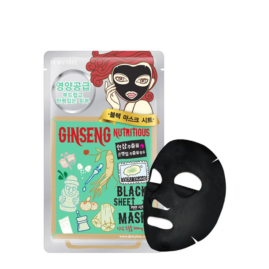 Ginseng Nutritious Black Sheet Mask 1pc