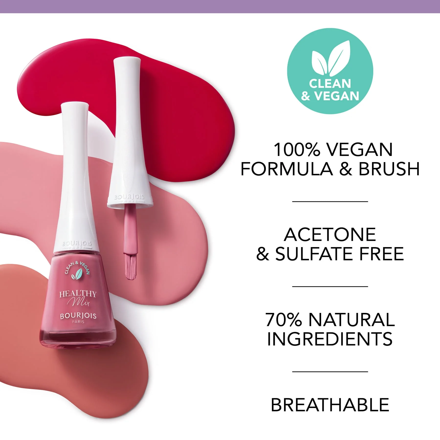 Bourjois Healthy Mix Vegan Nail Polish 9ml - Image 4