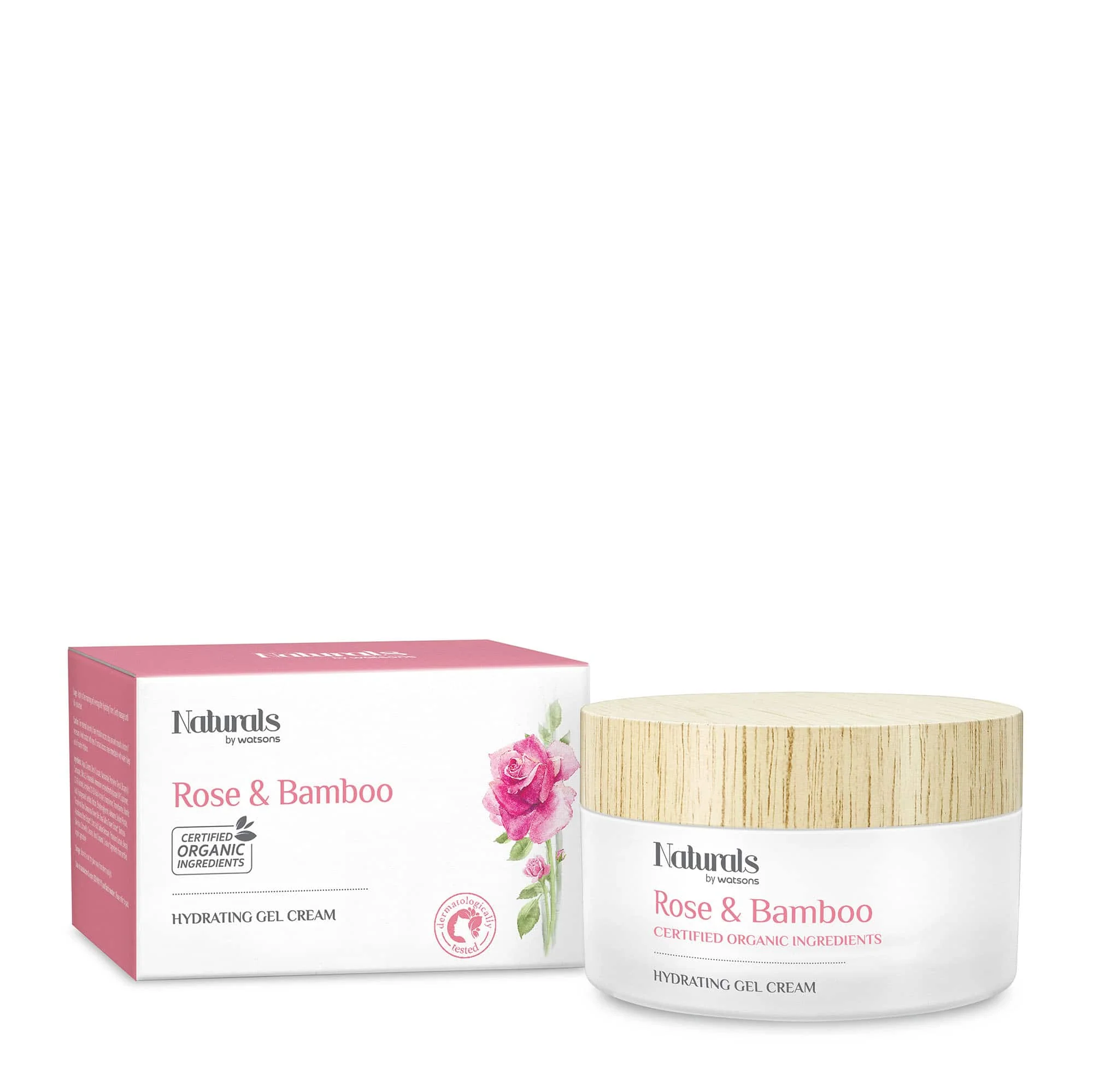 Hydrating Face Gel Cream Rose & Bamboo 50g