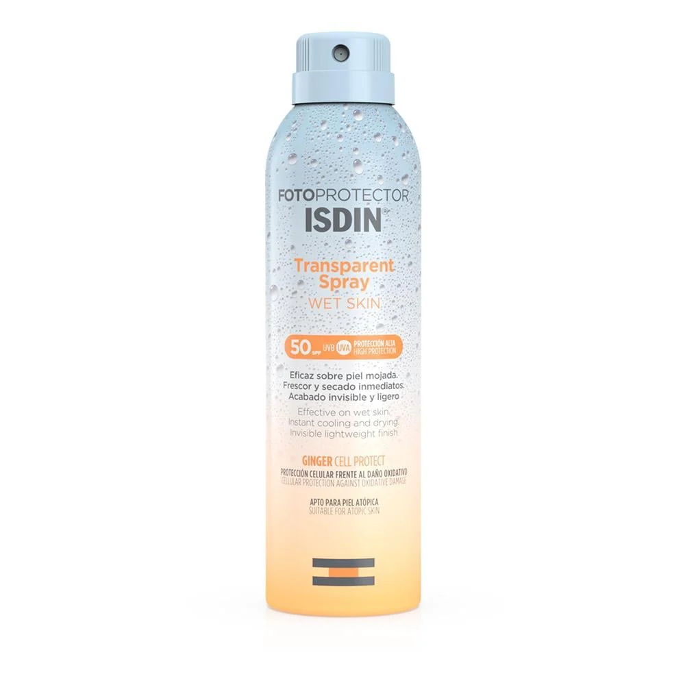 ISDIN Fotoprotector Transparent Spray Wet Skin SPF50+ Sunscreen 250ml