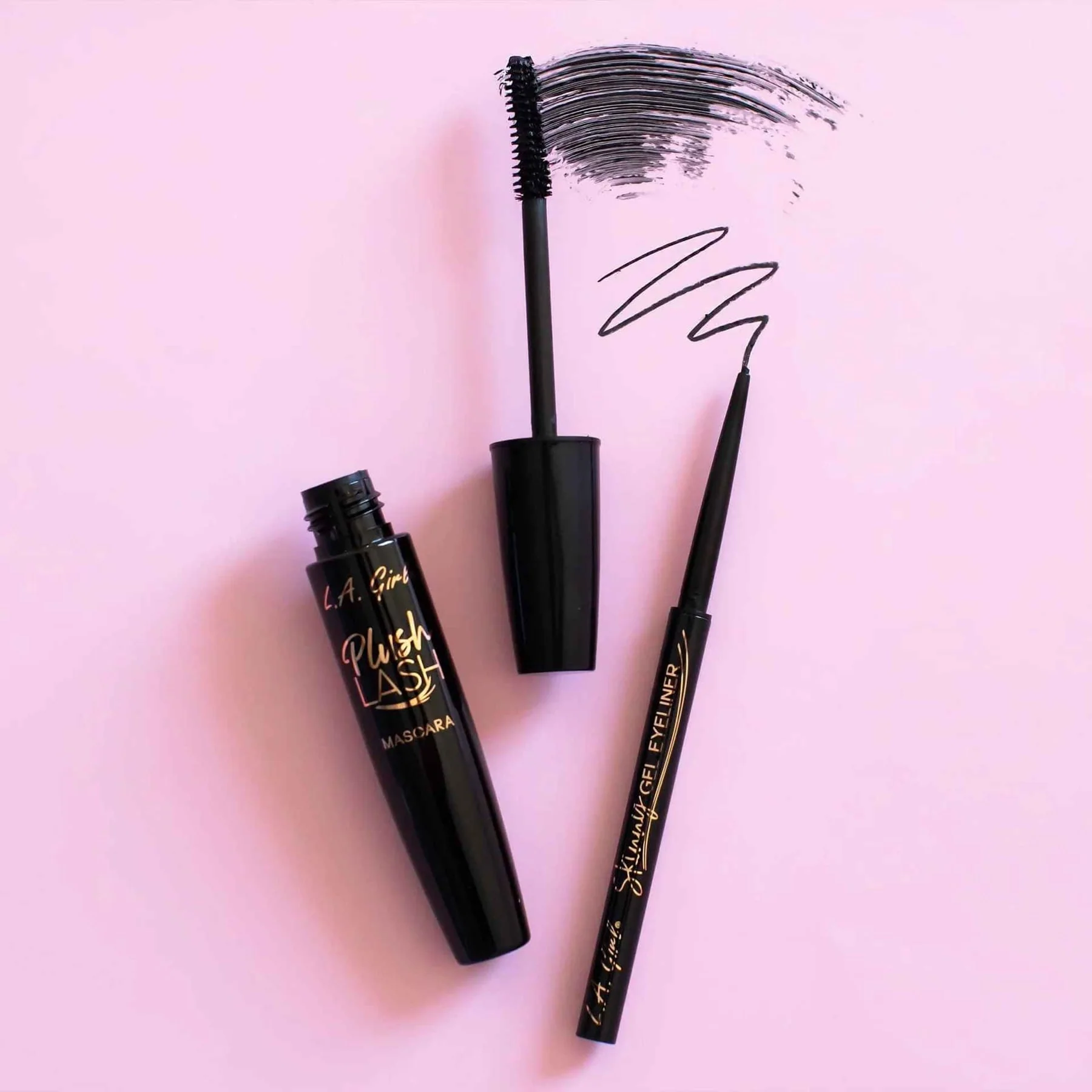 La Girl Plush Mascara Velvety Black - Image 2