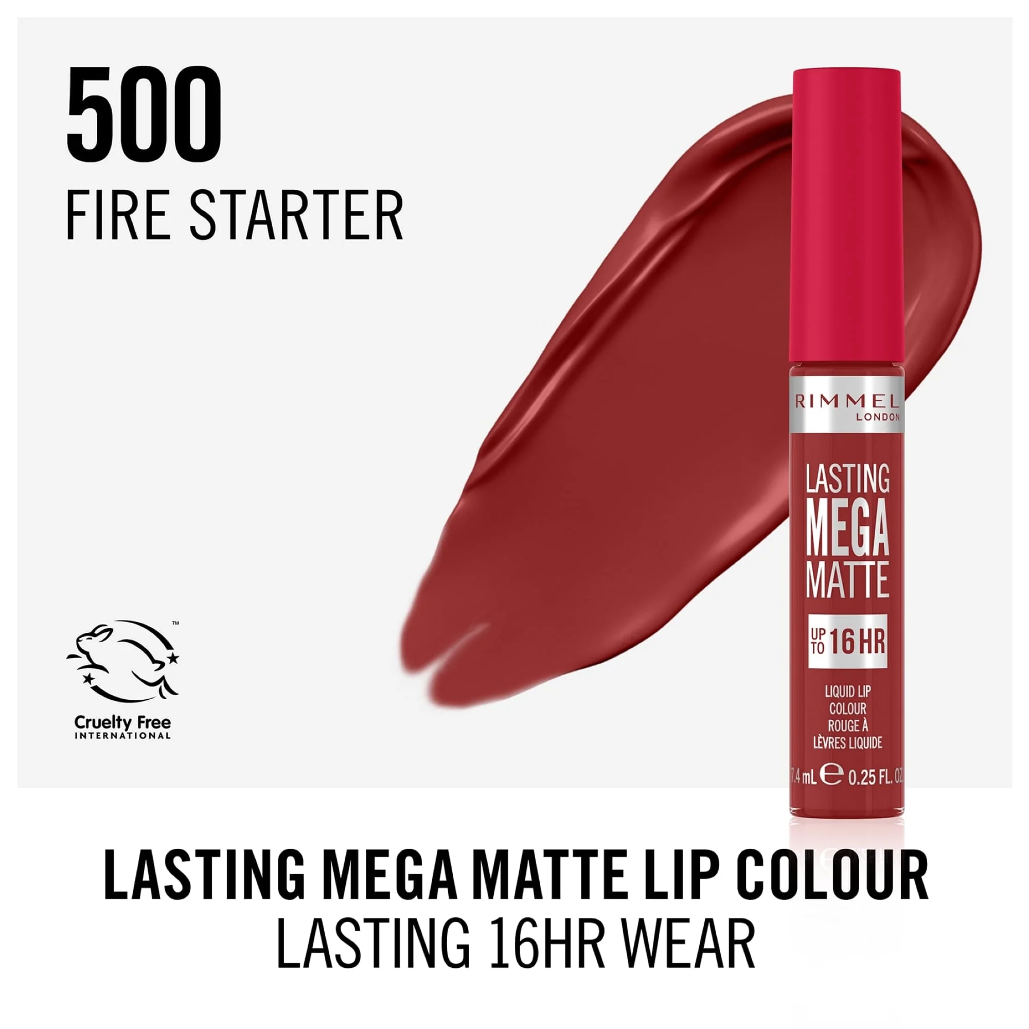Rimmel Lasting Mega Matte Liquid Lip Colour 7.4ml - Image 11