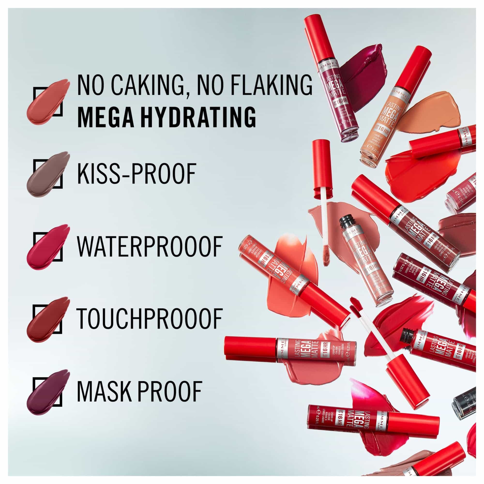 Lasting Mega Matte Liquid Lip Colour 7.4ml - Image 4