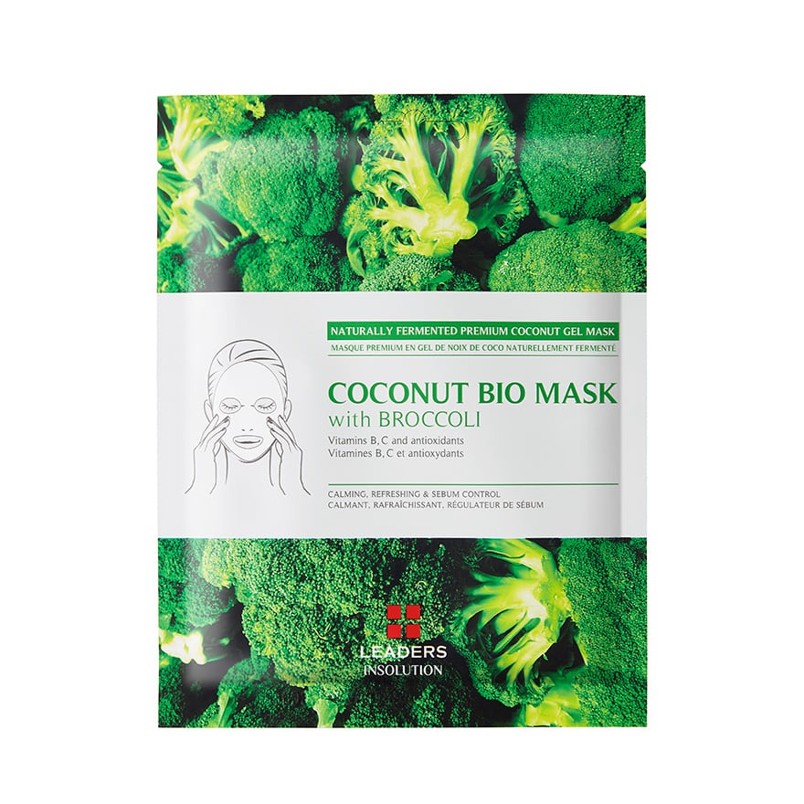 Leaders Insolution Coconut Bio Sheet Mask Broccoli 1pc
