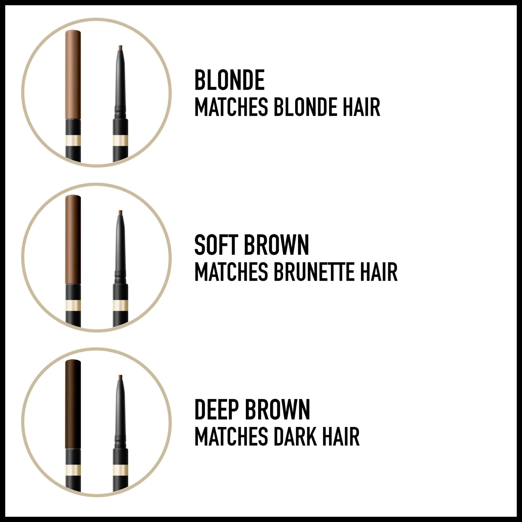 Max Factor Brow Shaper Eye Brow Pencil 1g - Image 12