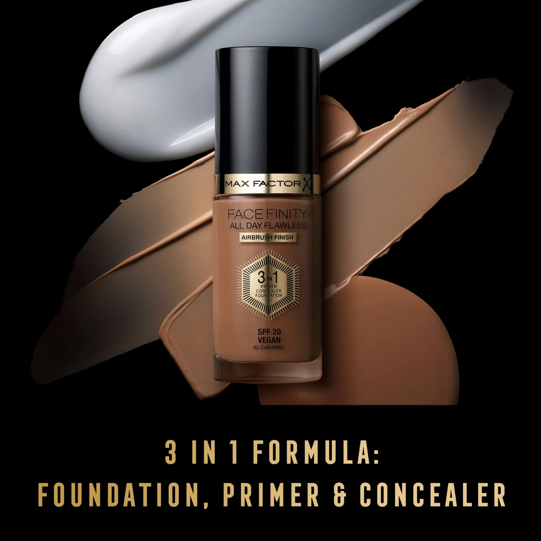 Max Factor Facefinity All Day Flawless 3 In 1 Foundation Matte Finish 30ml - Image 48