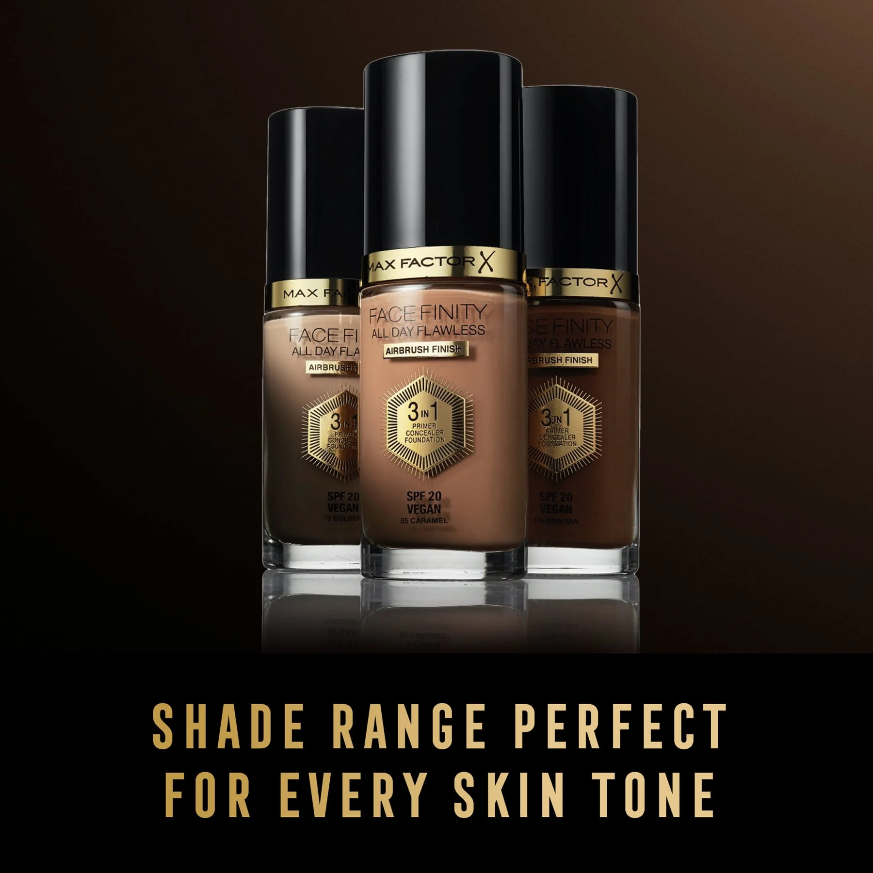Max Factor Facefinity All Day Flawless 3 In 1 Foundation Matte Finish 30ml - Image 65
