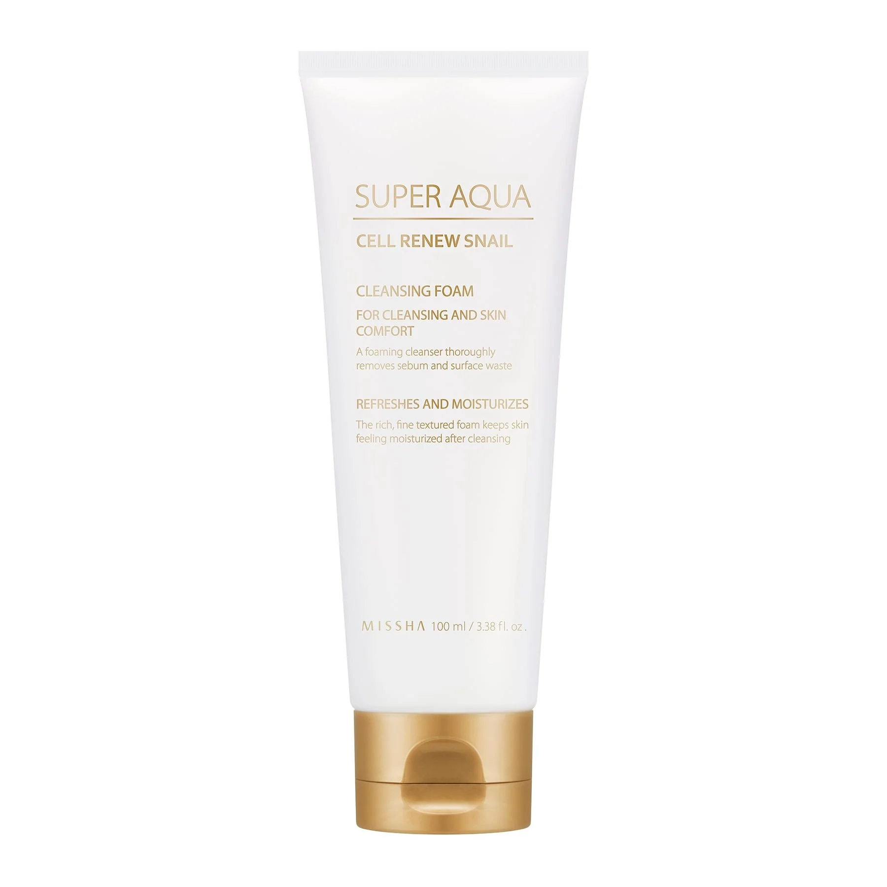 Missha Super Aqua Cell Renew Snail Foam Cleanser 100ml
