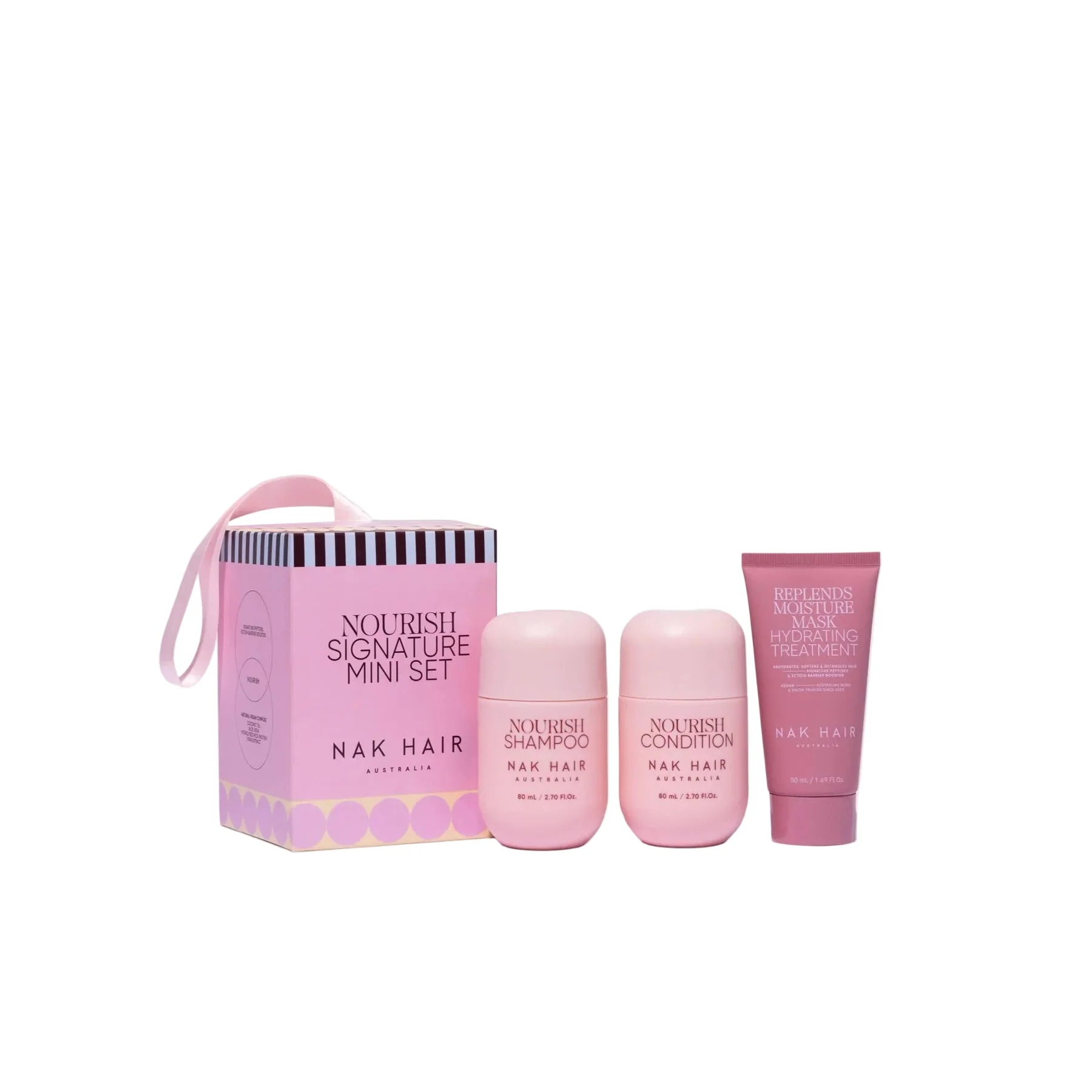 Nak Hair Signature Holiday Nourish Travel Trio 2025