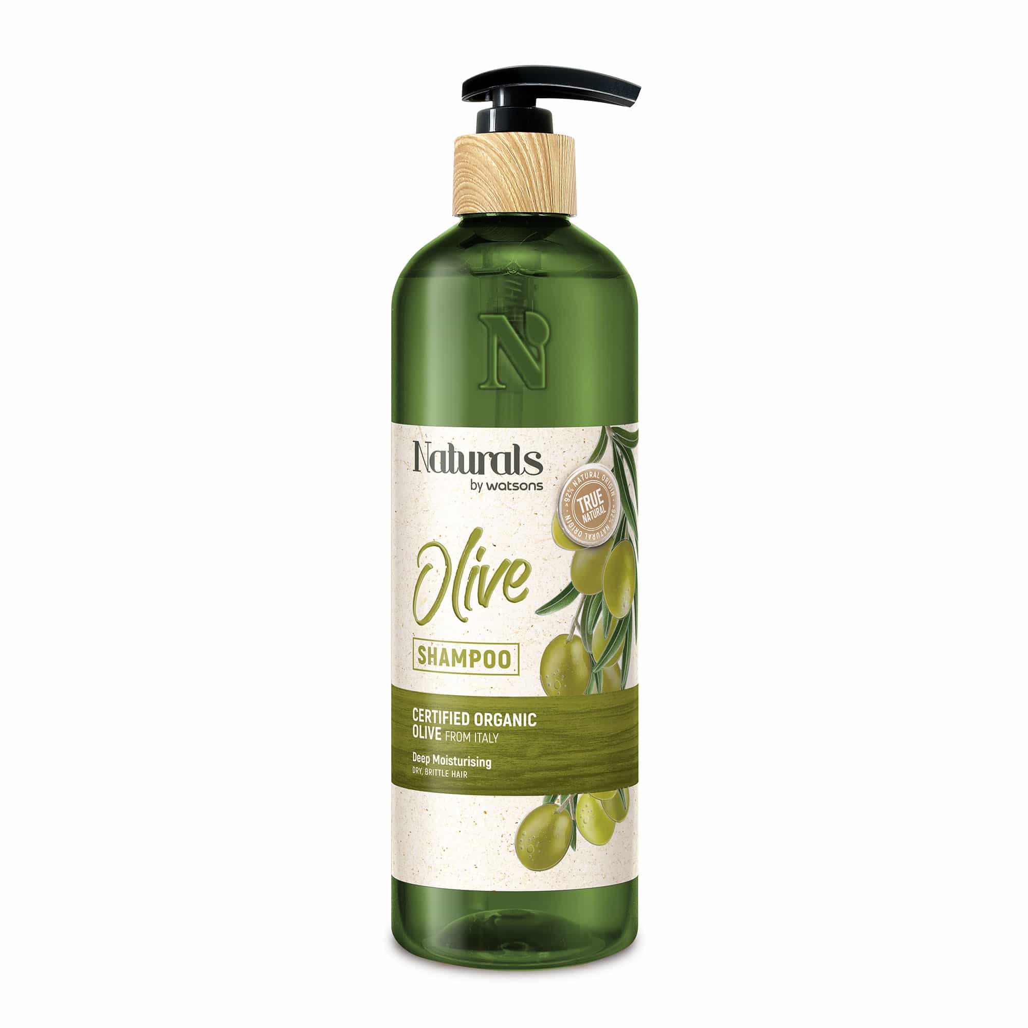 Naturals by Watsons Deep Moisturising Shampoo Olive Dry, Brittle Hair