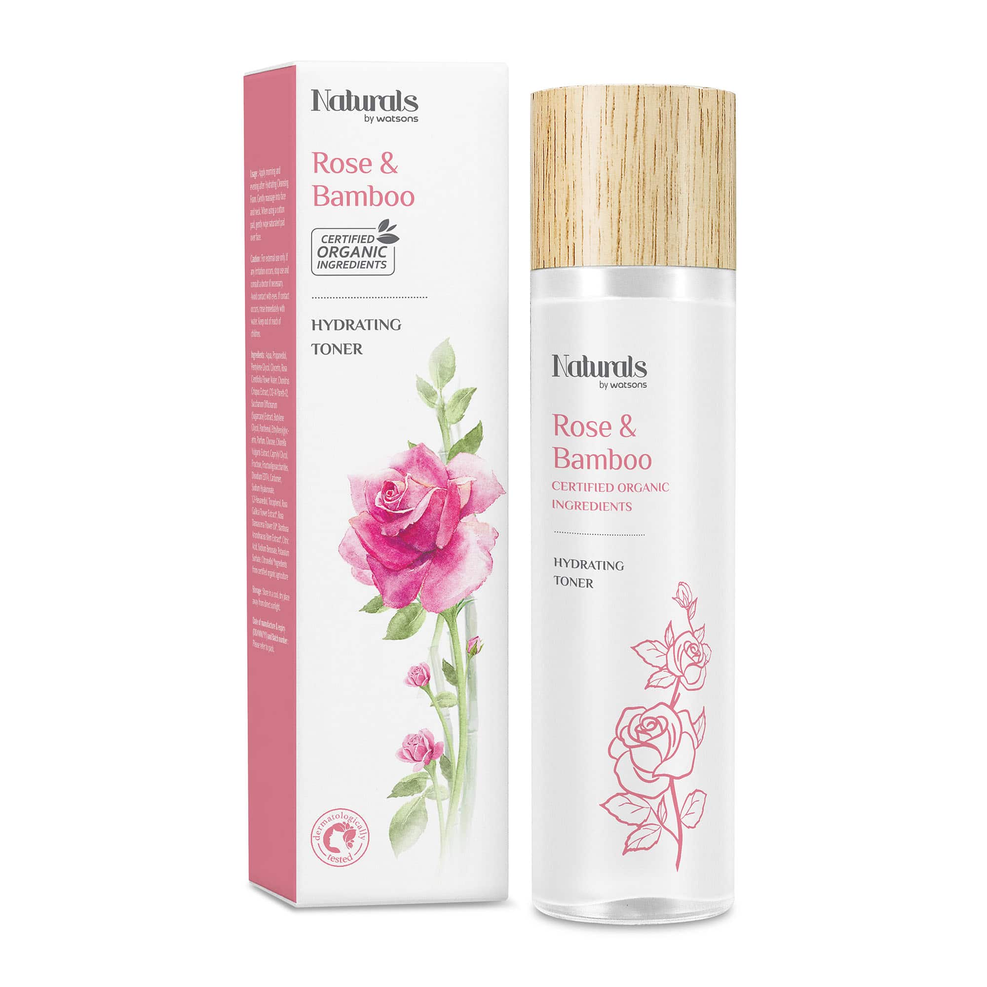 Naturals by Watsons Hydrating Toner Rose & Bamboo 150ml