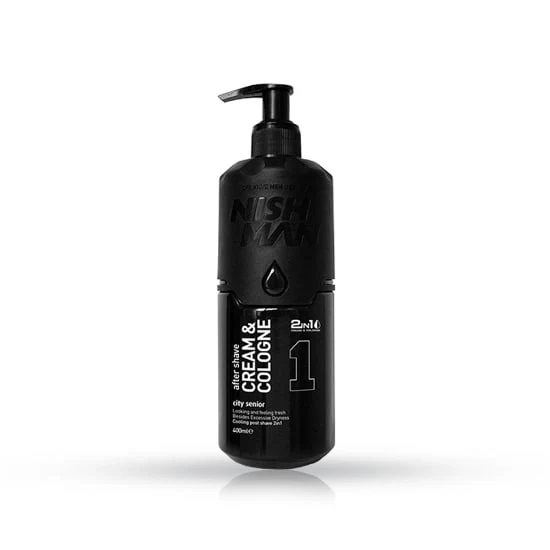 Nishman 01 After Shave Cream & Cologne - City Senior black 200 ml