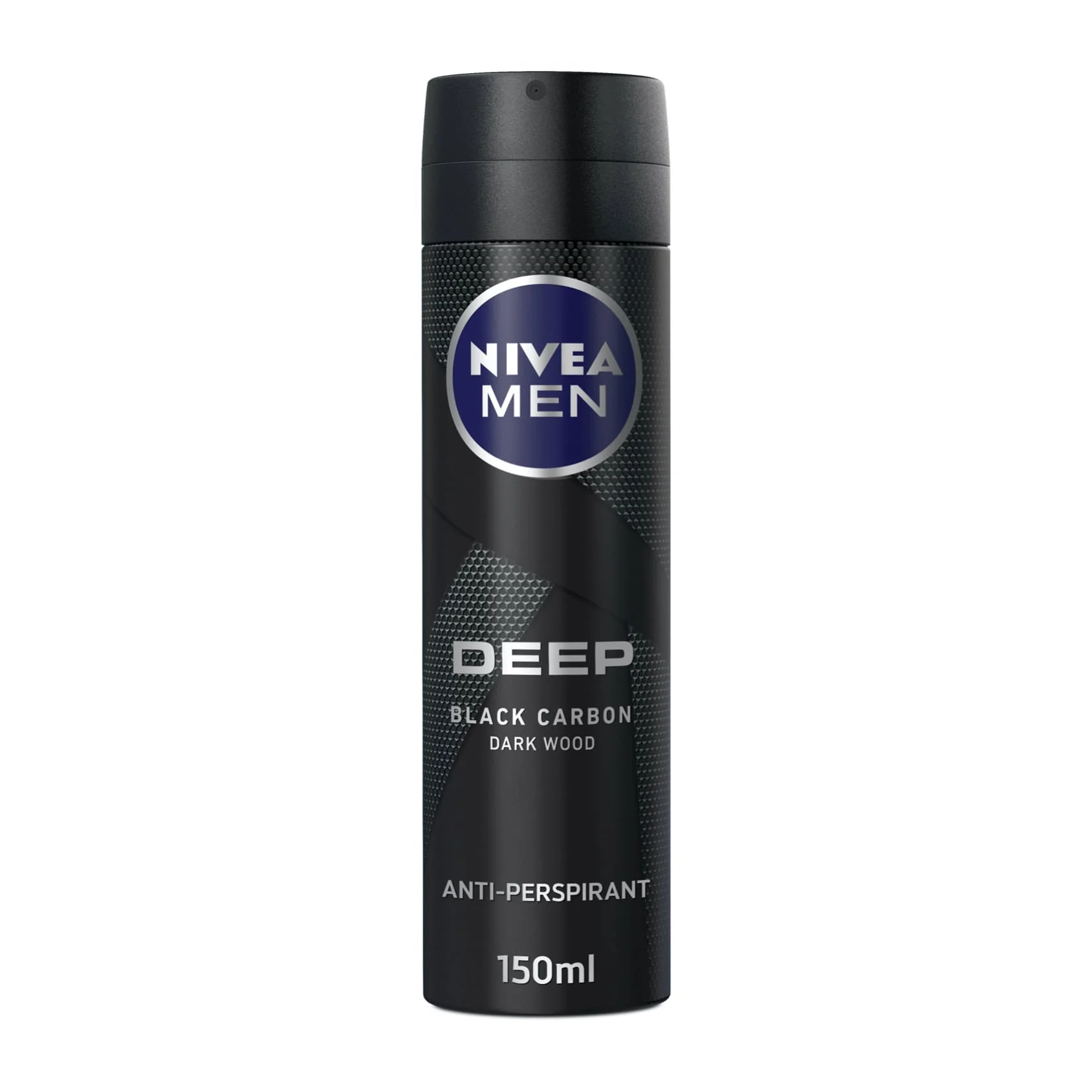 Nivea Men Deep Anti-Perspirant Deodorant Spray Black Carbon Dark Wood 150ml