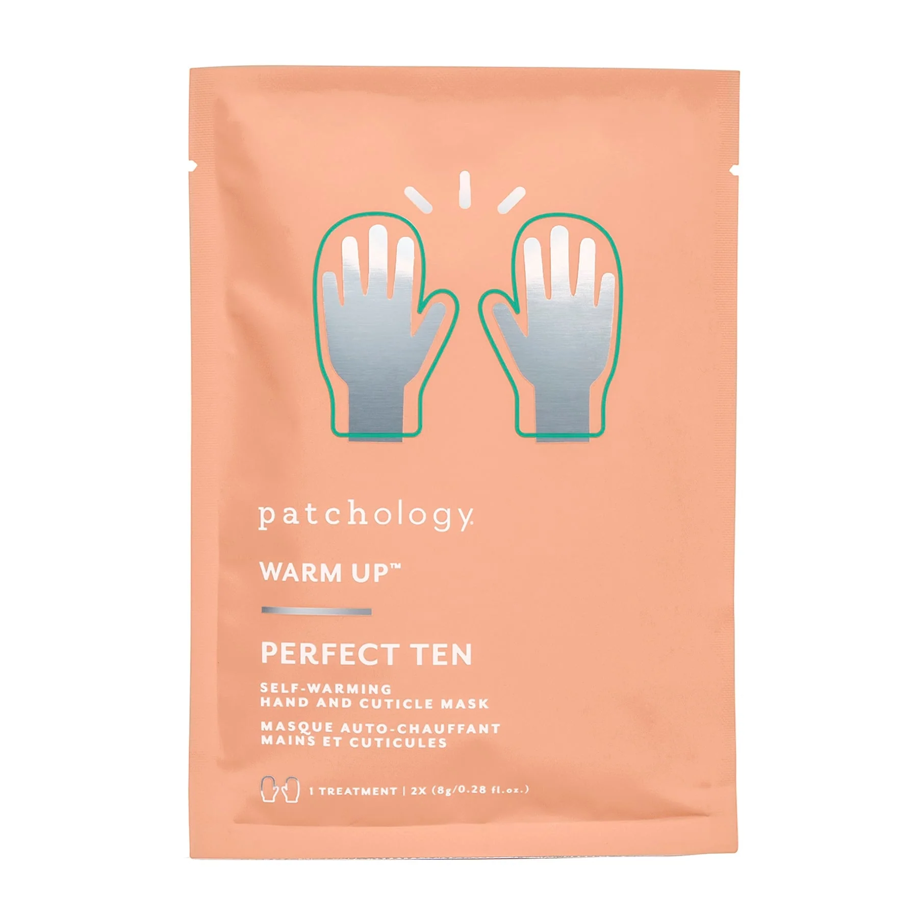 Patchology Warm Up Perfect Ten Self-Warming Hand & Cuticle Mask 1 pair