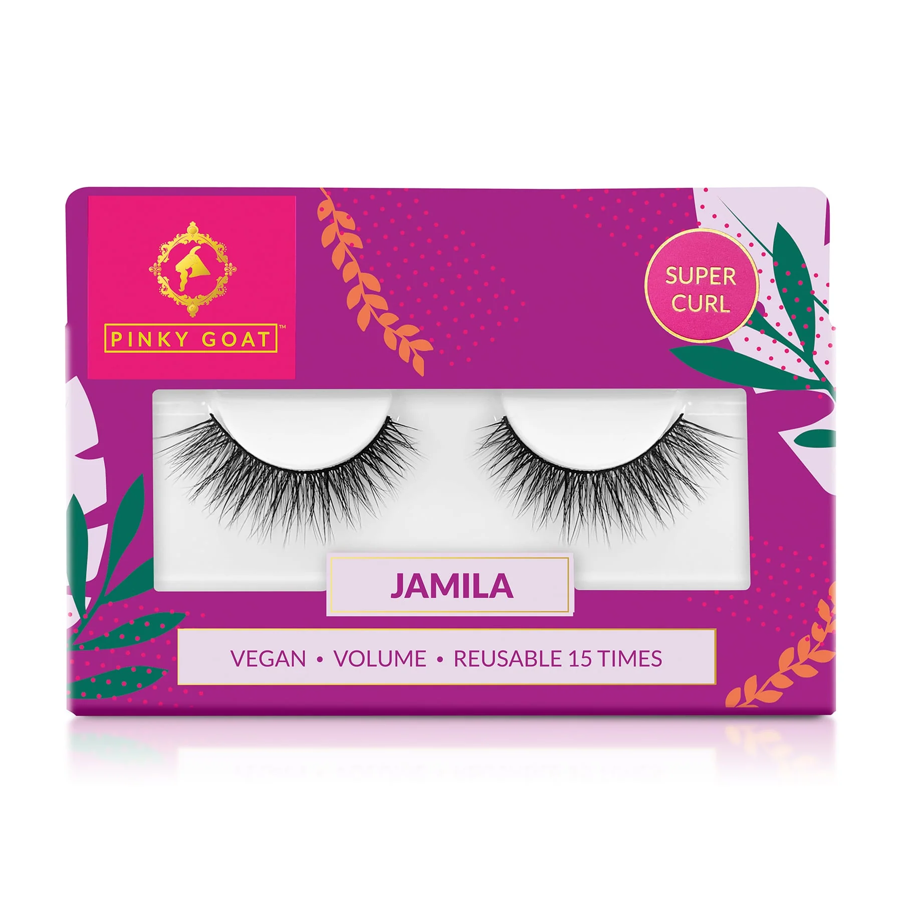 Pinky Goat Jamila Volumising Vegan False Eyelashes 1 pair