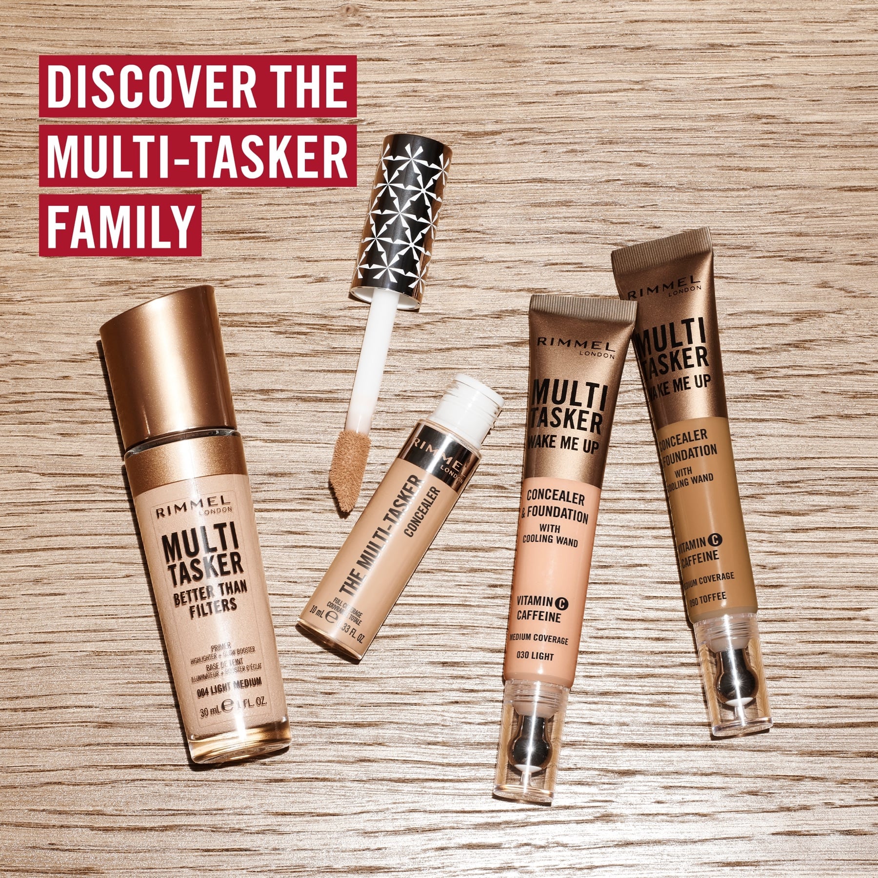 Rimmel Multi-tasker Wake Me Up Foundation & Concealer - Image 32