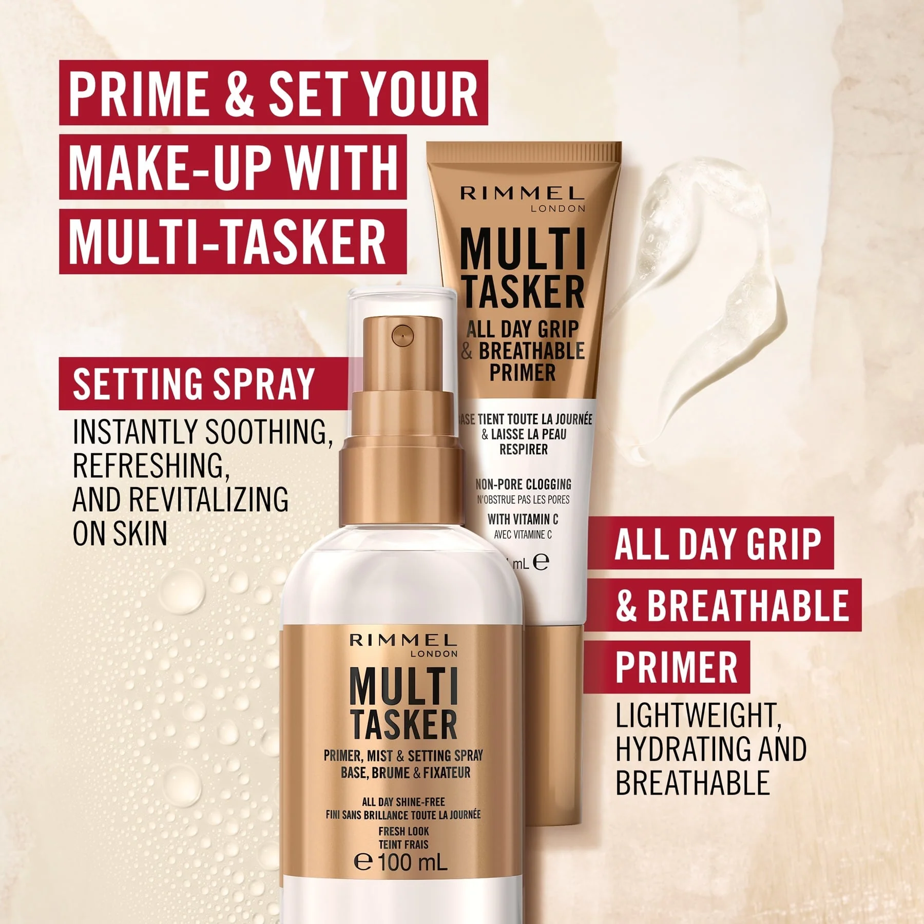 Rimmel Multi-tasker Wake Me Up Foundation & Concealer - Image 7