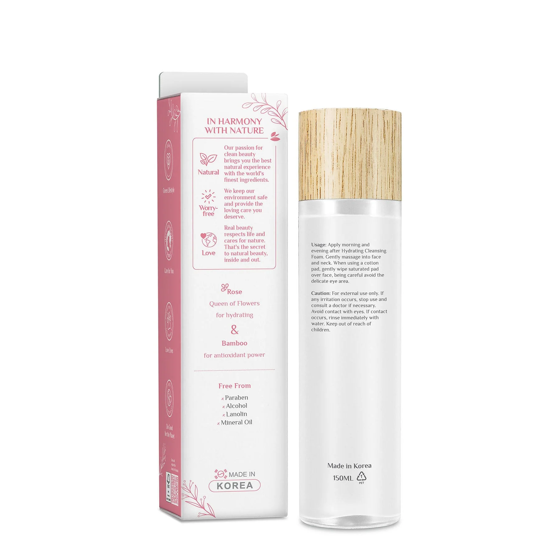 Rose & Bamboo Hydrating Toner 150ml