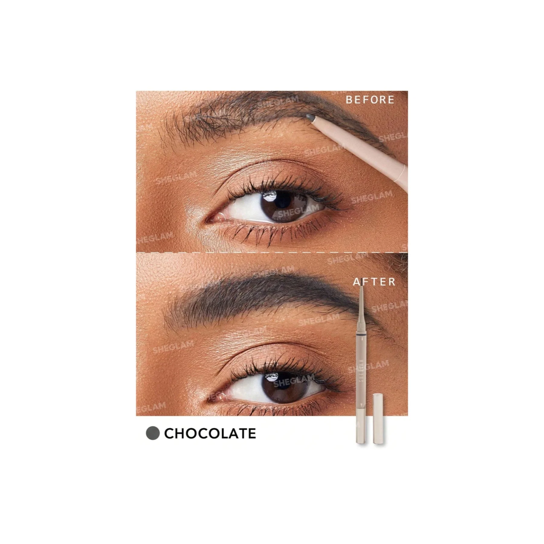 Sheglam Brows On Demand 2-In-1 Brow Pencil - Image 2