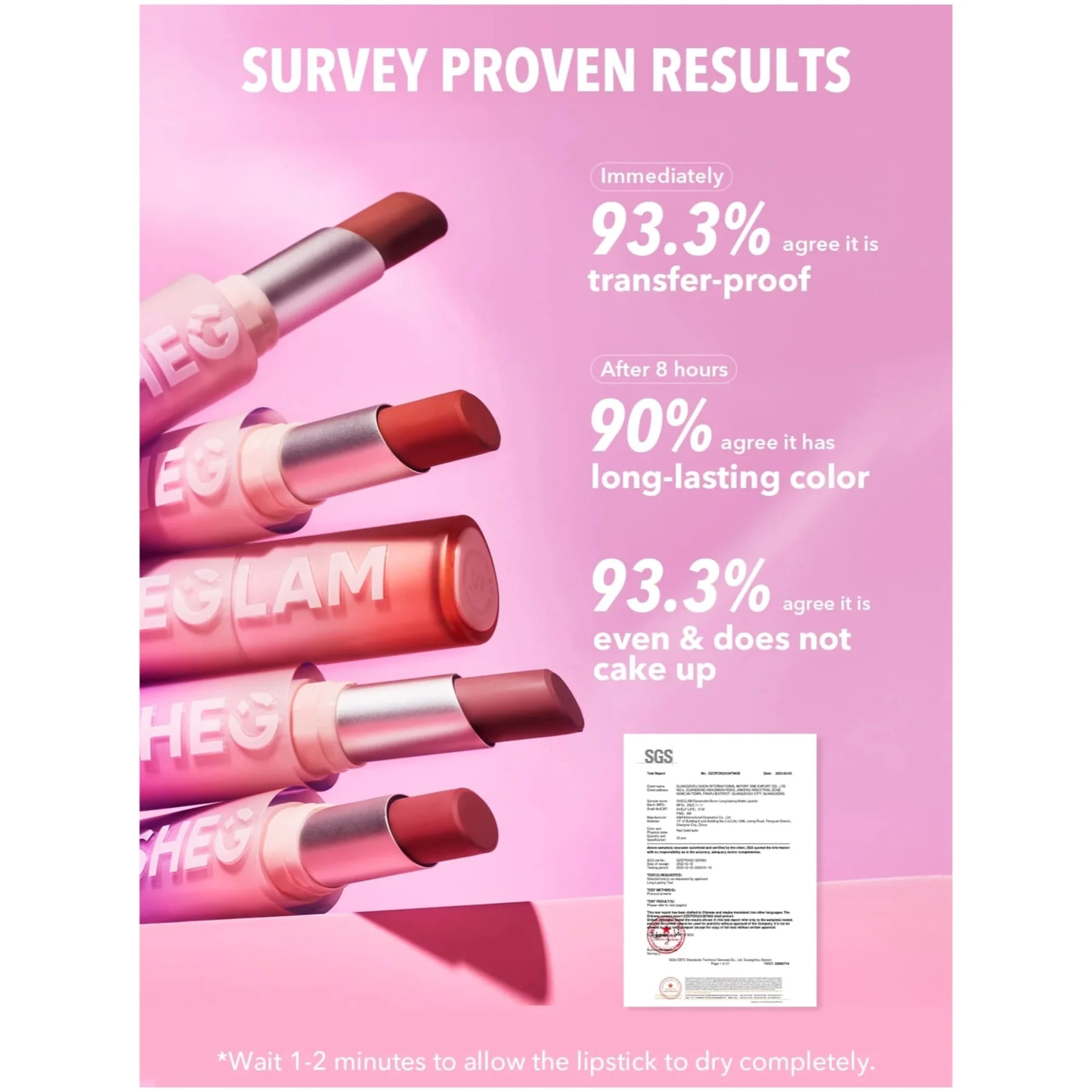 Sheglam Dynamatte Boom Long-lasting Matte Lipstick - Image 53