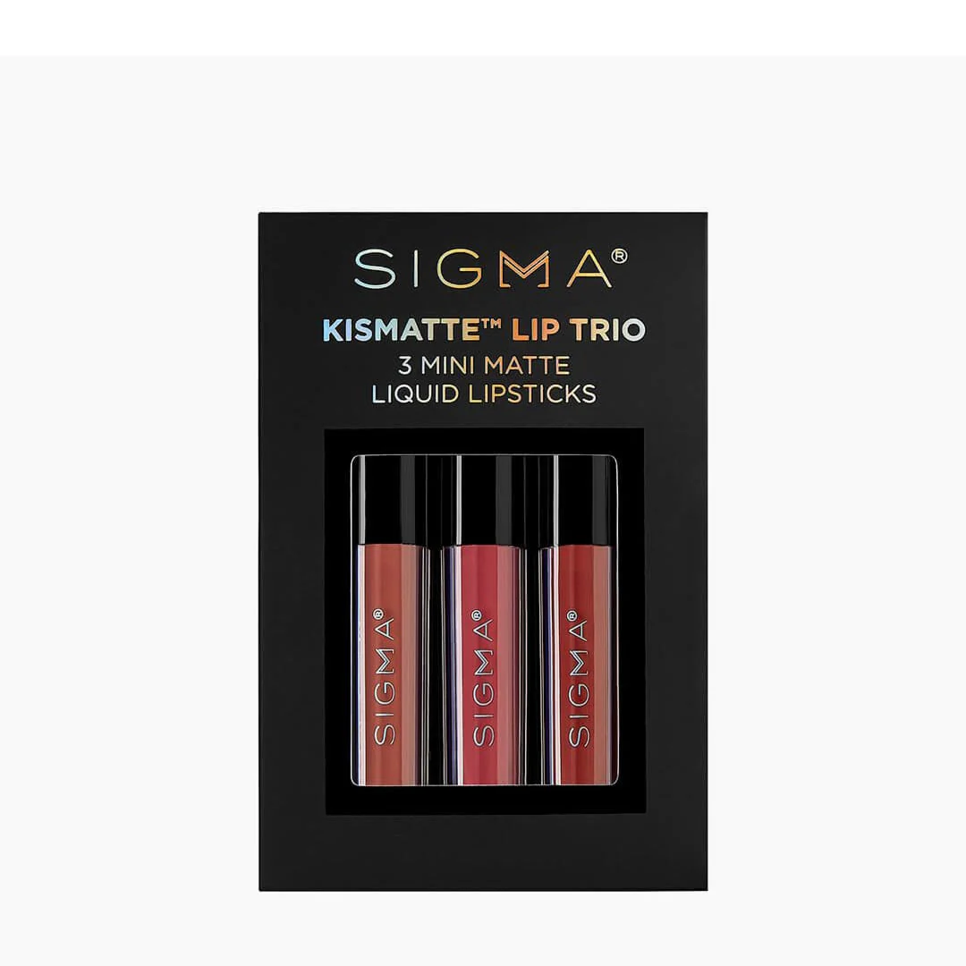 Sigma Beauty Kismatte Lip Trio Liquid Matte Mini Lipstick Set
