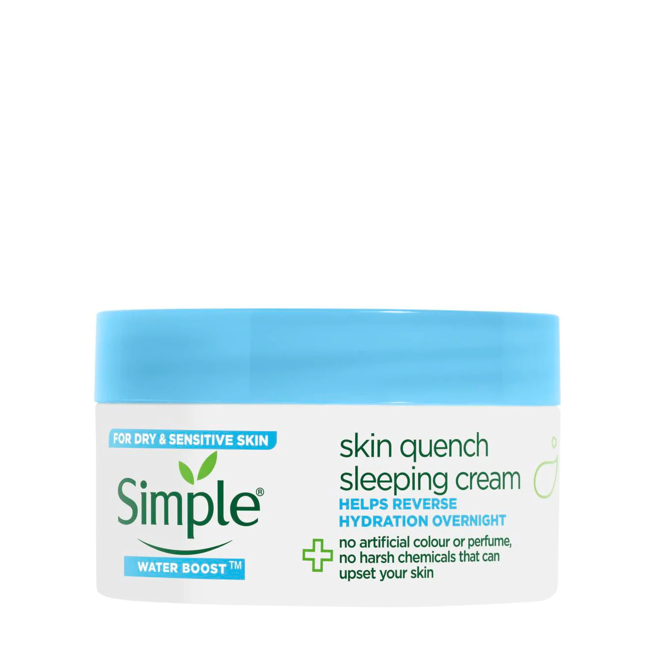 Simple Water Boost Skin Quench Sleeping Night Cream 50ml