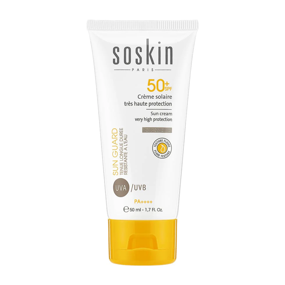 Soskin Sun Guard Sun Cream Fluid Very High Protection SPF50+ 50ml