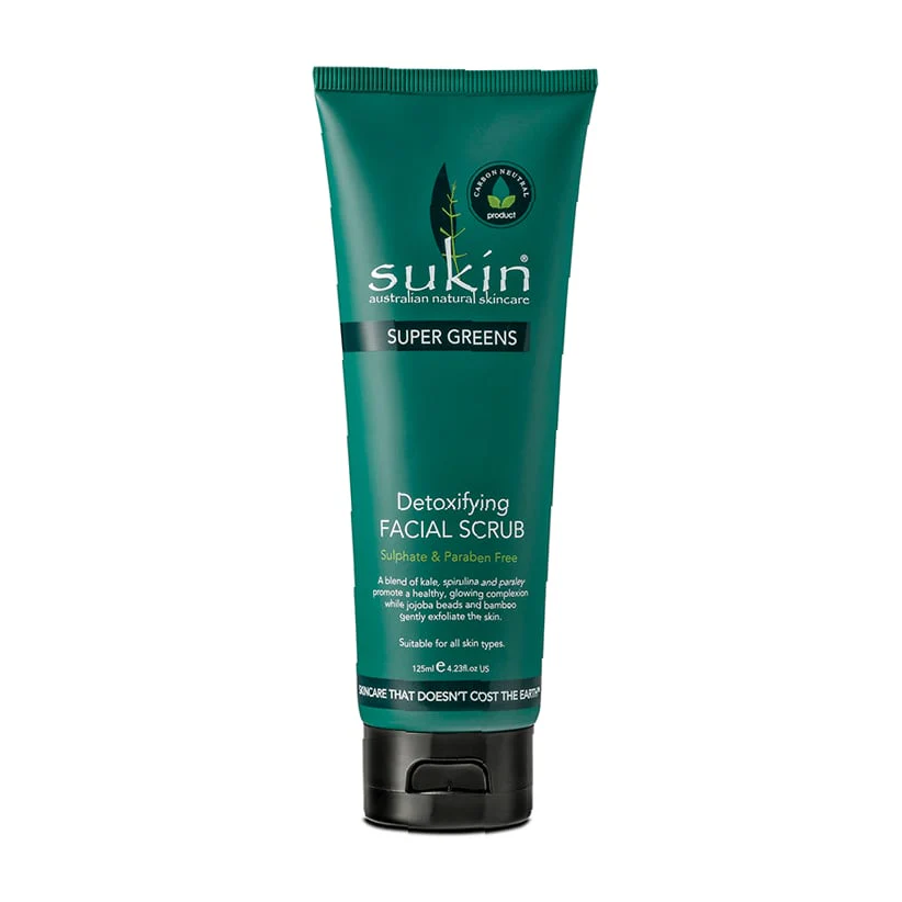 Sukin Detoxifying Facial Exfoliating Scrub Super Greens 125ml