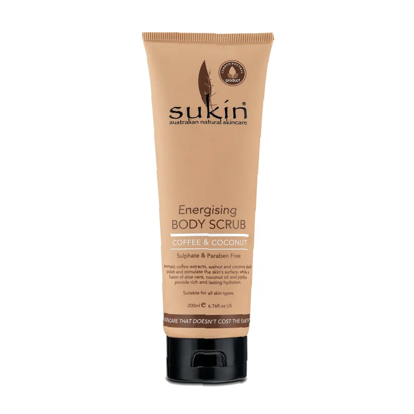 Sukin Energising Body Scrub Coffee & Coconut 200ml
