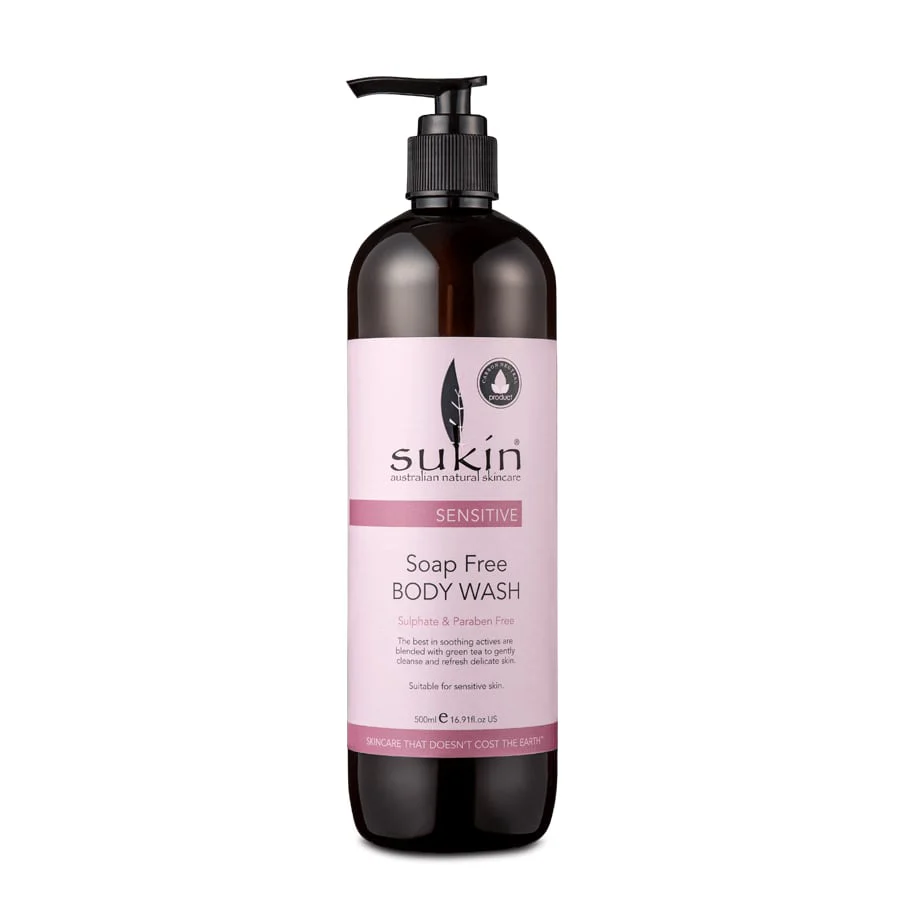 Sukin Sensitive Soap Free Body Wash 500ml