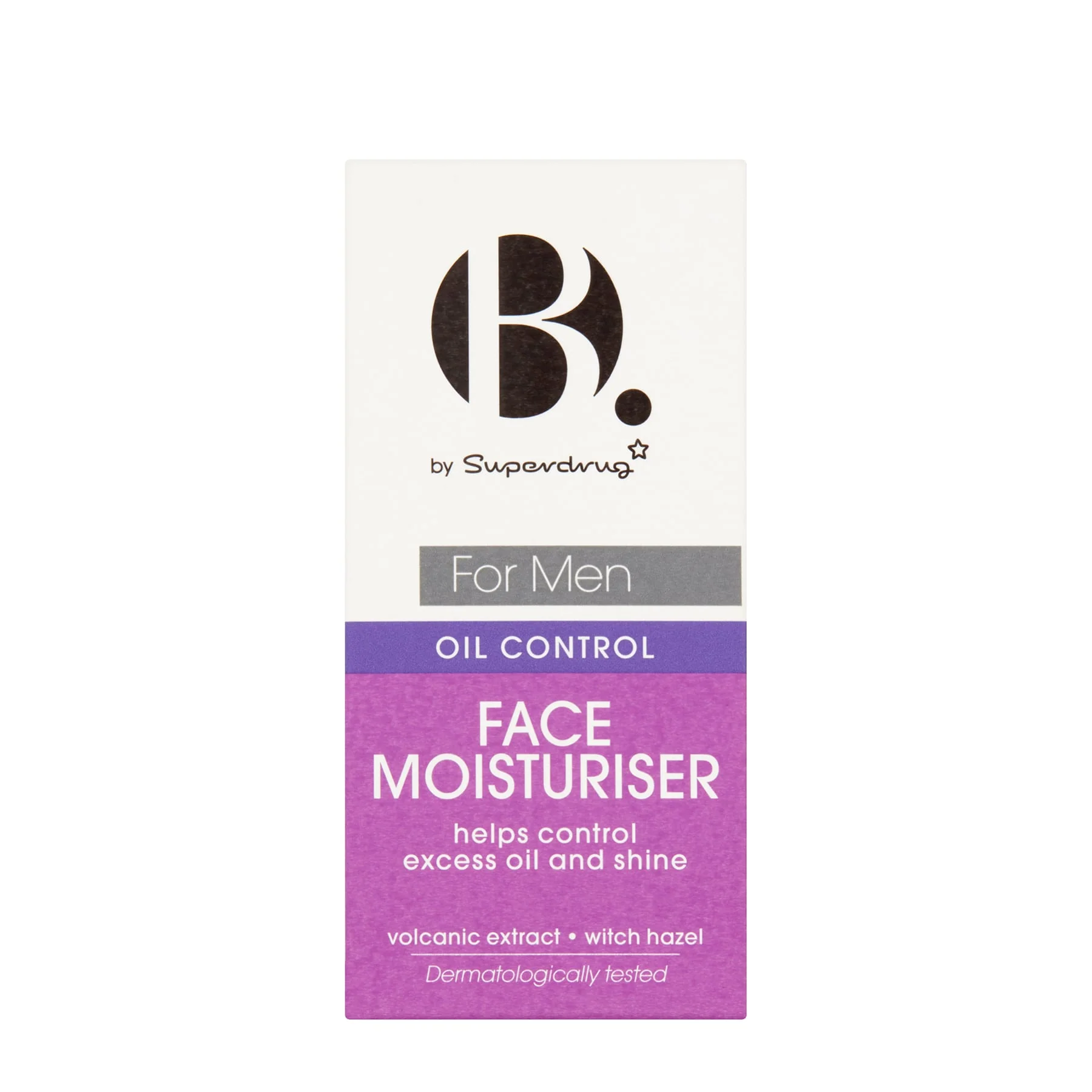 Superdrug B. Men Oil Control Face Moisturiser 50ml
