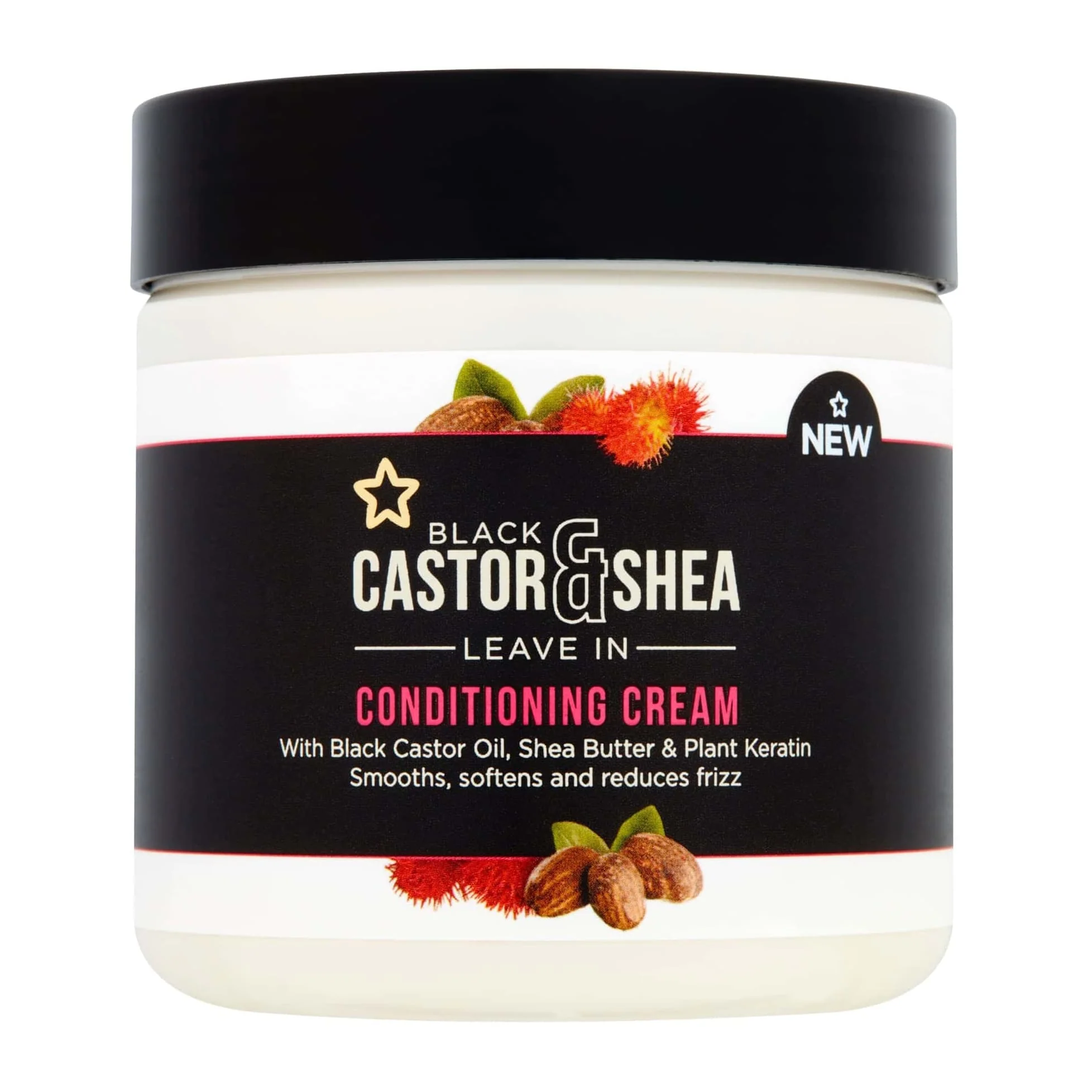 Superdrug Smoothing Leave-In Conditioner Black Castor & Shea 250ml