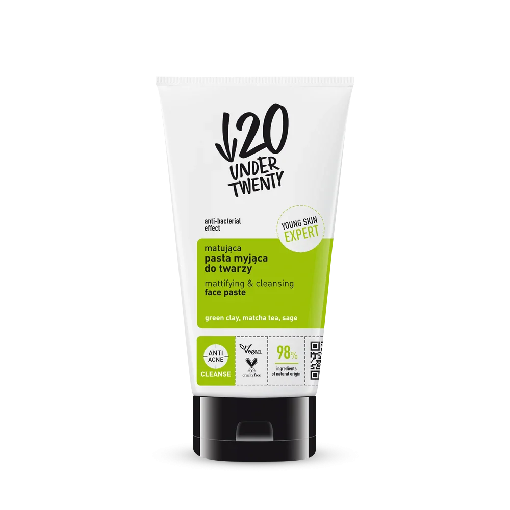 Under Twenty Mattifying Facial Cleansing Paste 150 Ml