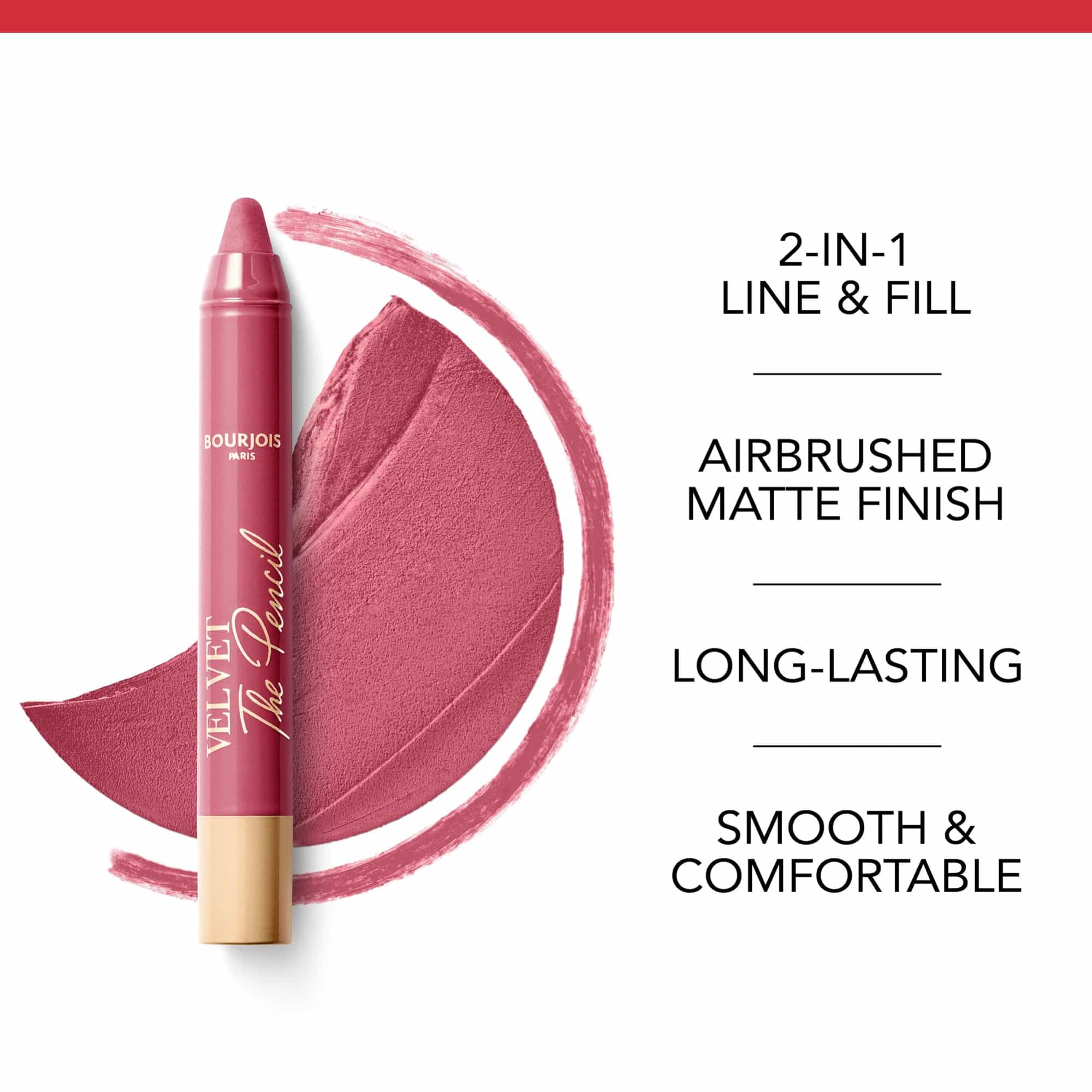 Velvet The Pencil Matte Finish Lipliner 1.8g - Image 3