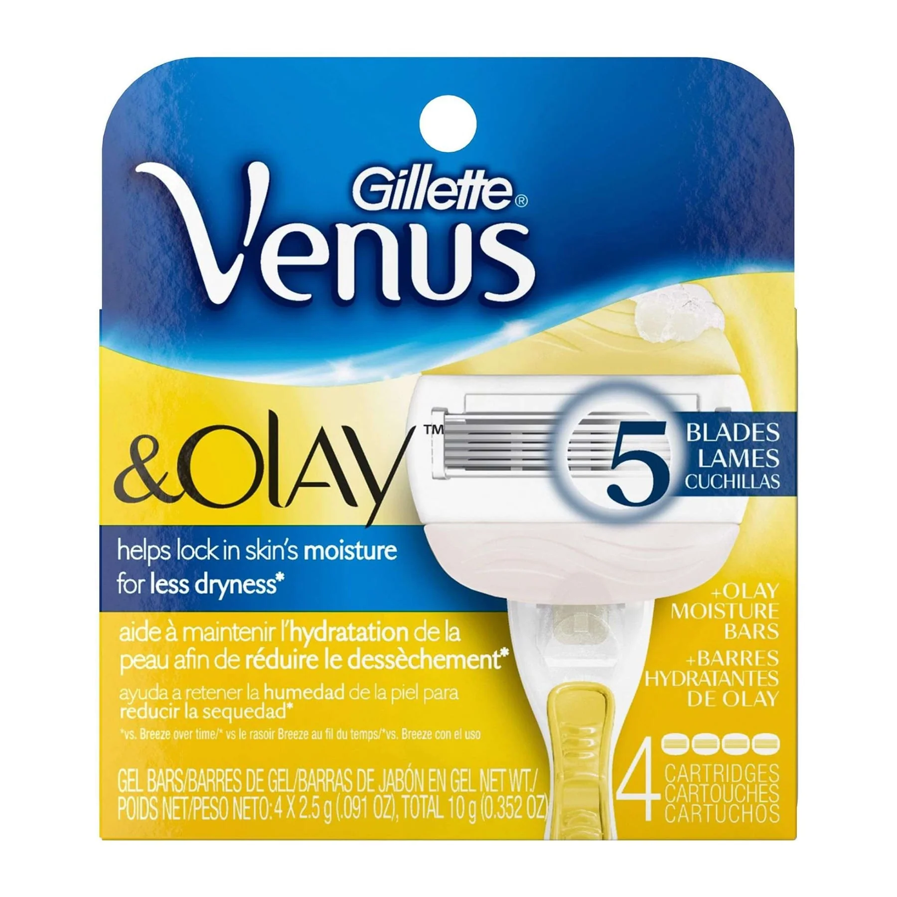 Venus Olay Razor Blade Refills 4pcs