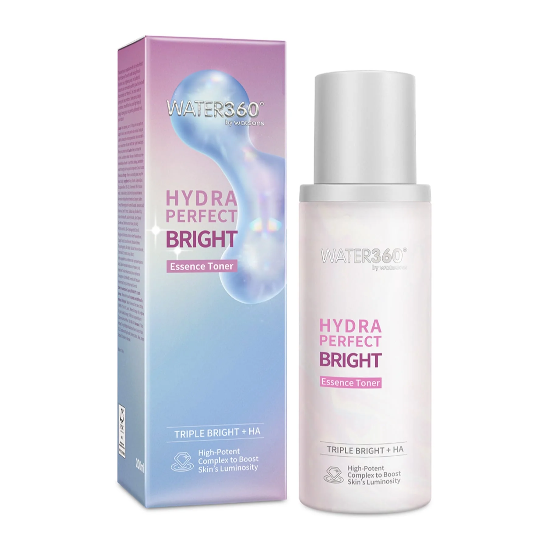 Water 360 by Watsons Hydra Perfect Bright Essence Toner 200ml