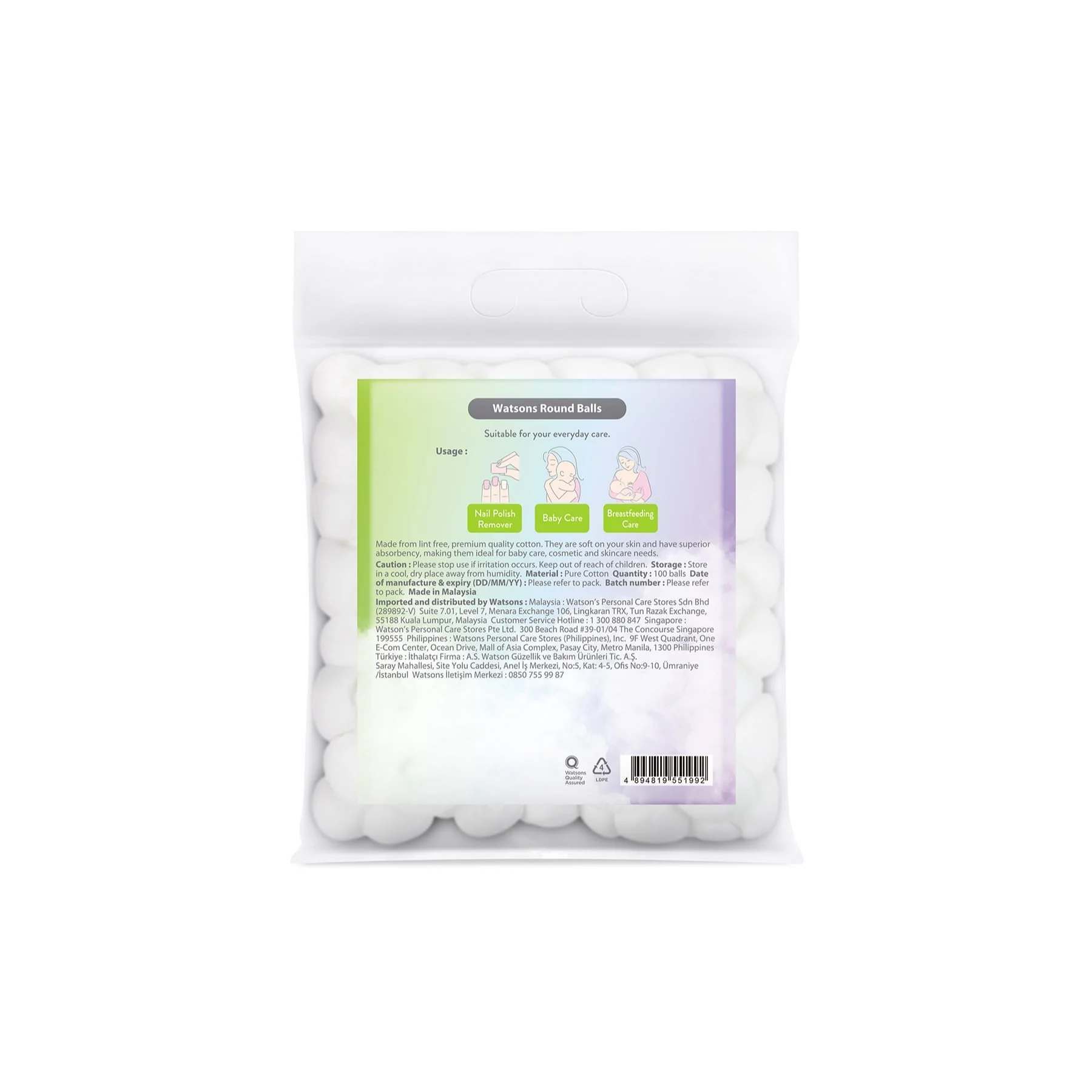 Watsons Round Balls 100s